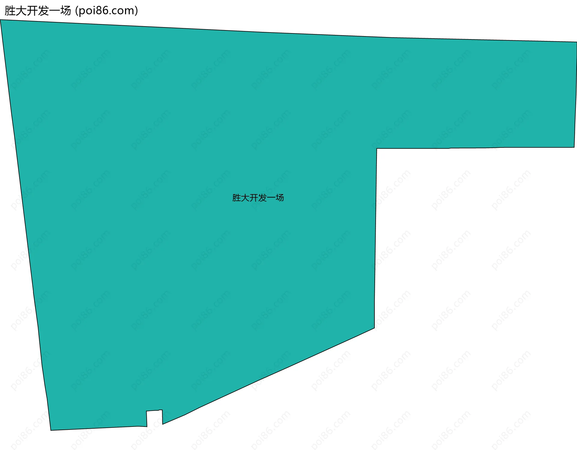 胜大开发一场边界地图
