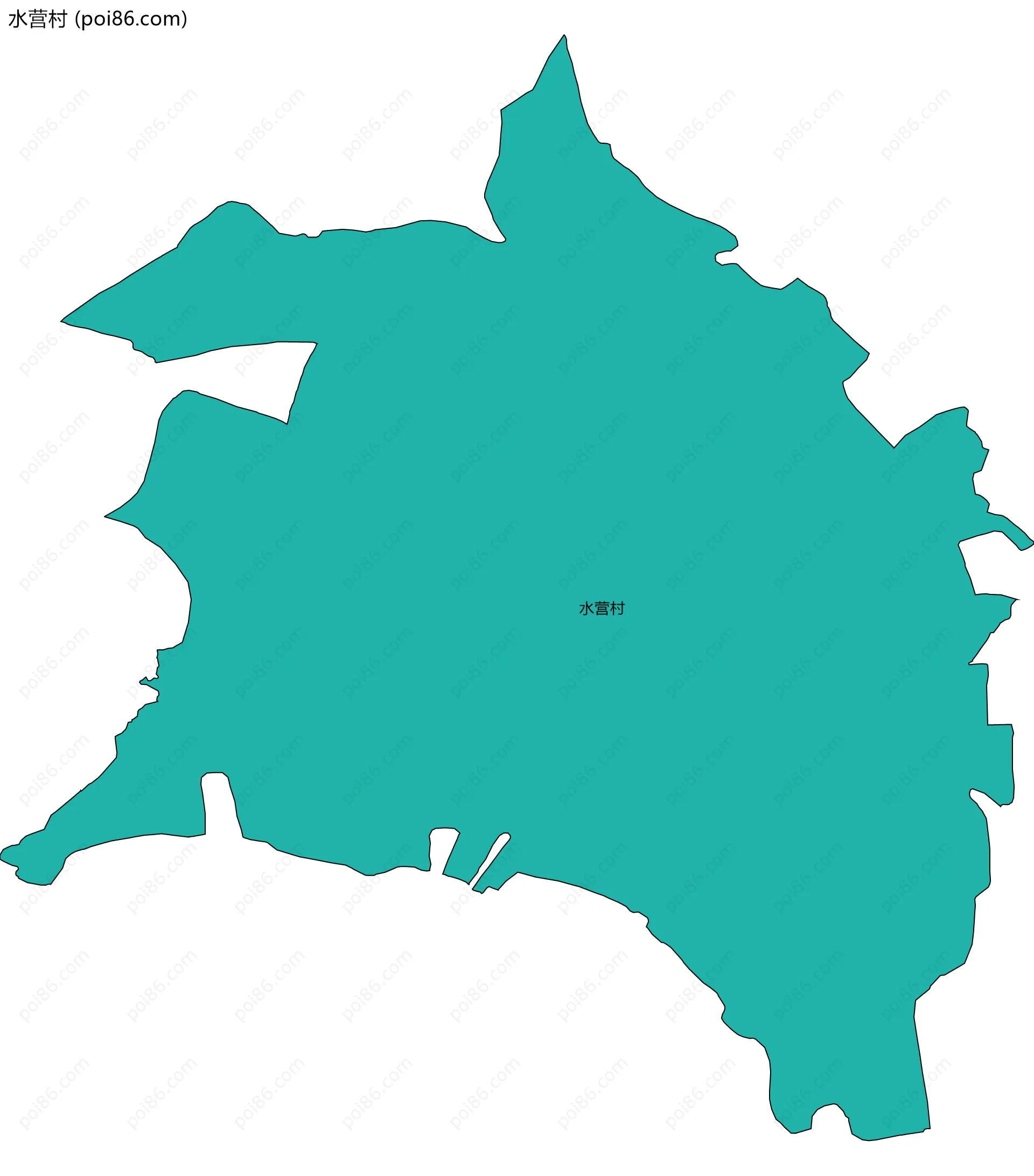 水营村边界地图