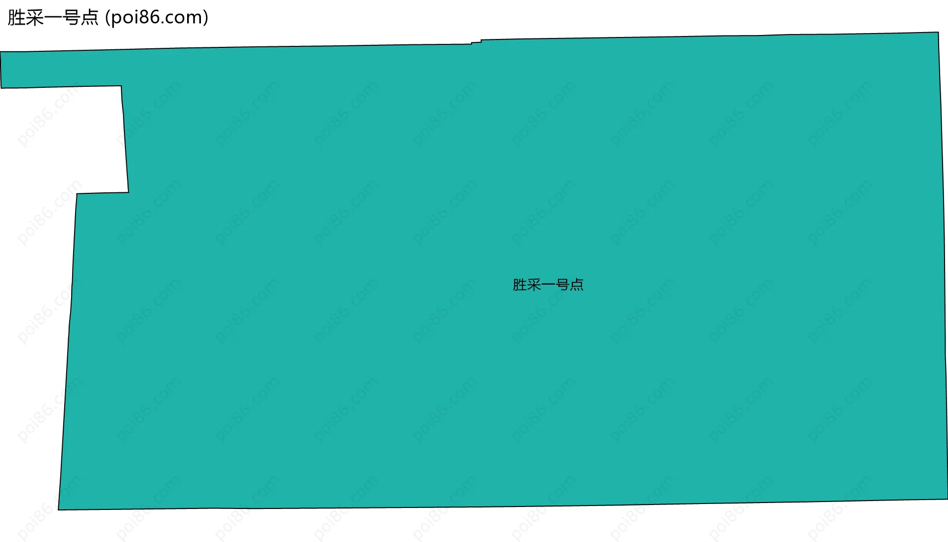 胜采一号点边界地图