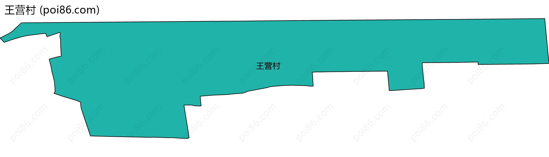 王营村边界地图