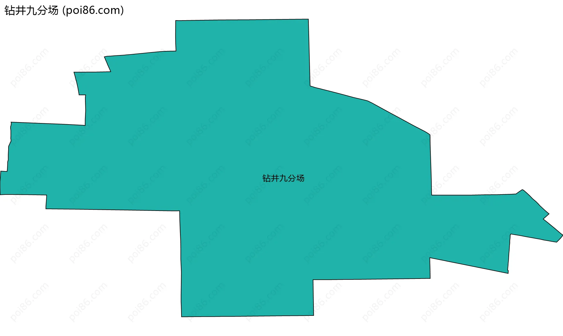钻井九分场边界地图