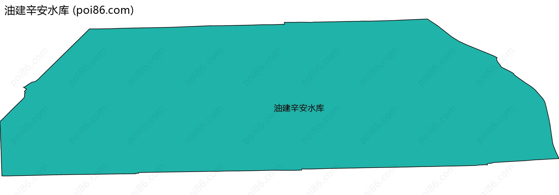 油建辛安水库边界地图