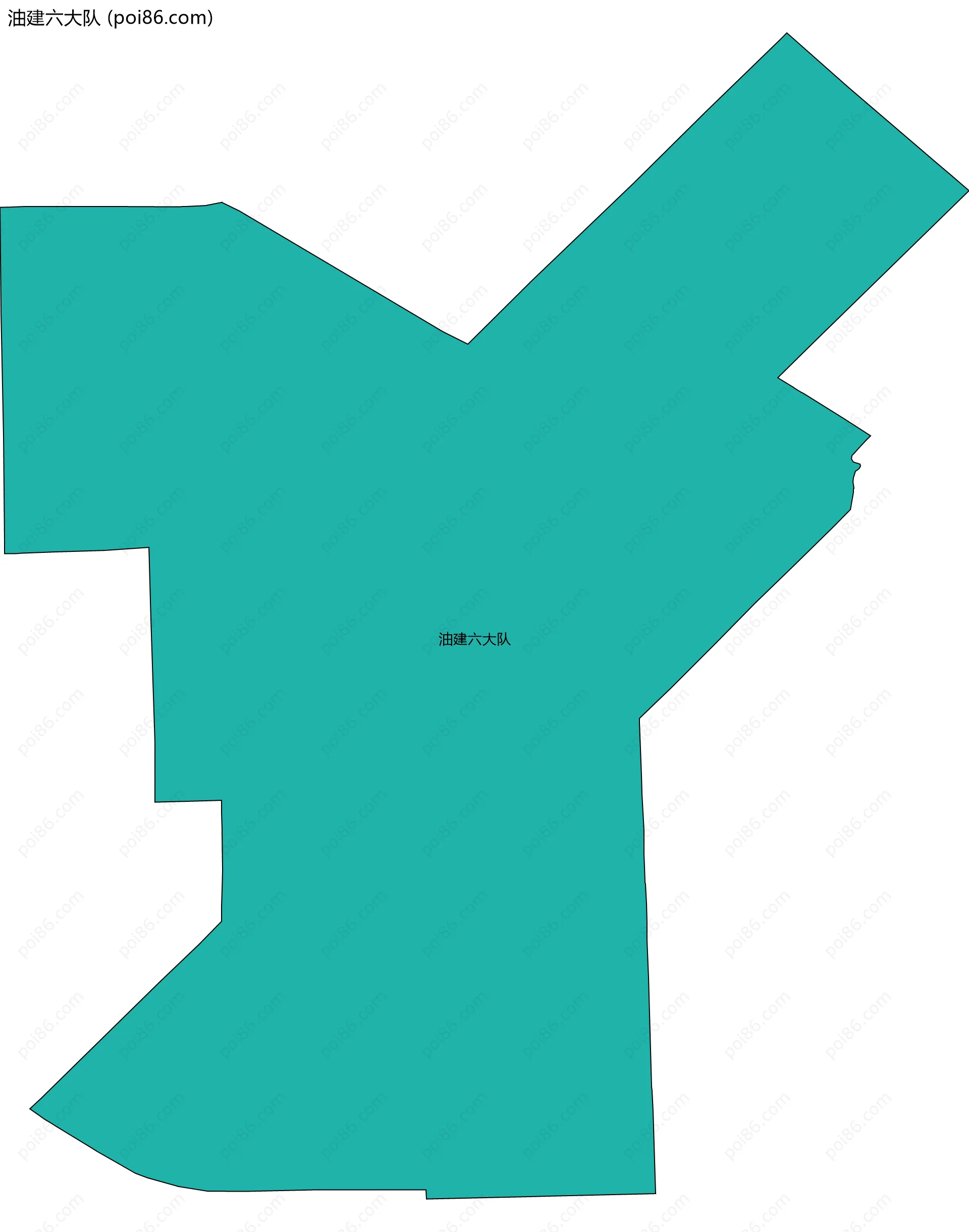 油建六大队边界地图