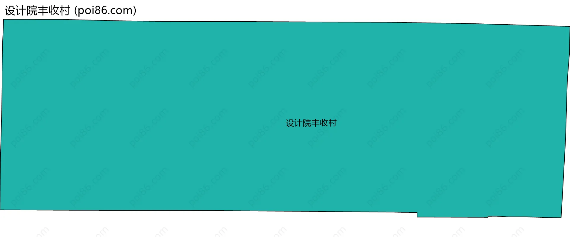 设计院丰收村边界地图