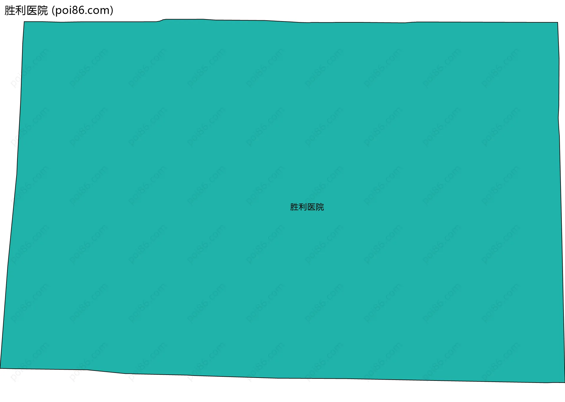 胜利医院边界地图