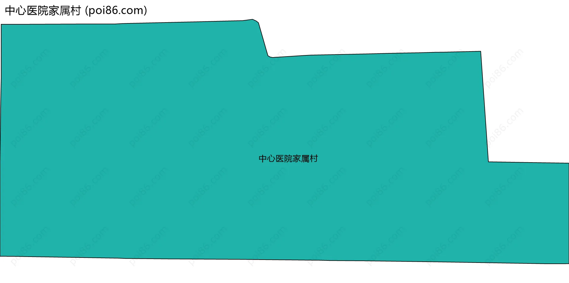 中心医院家属村边界地图