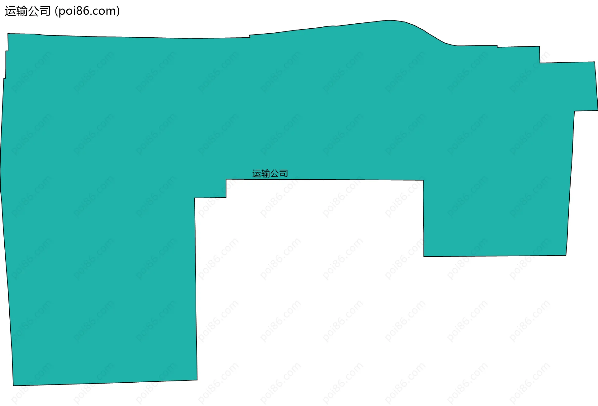 运输公司边界地图