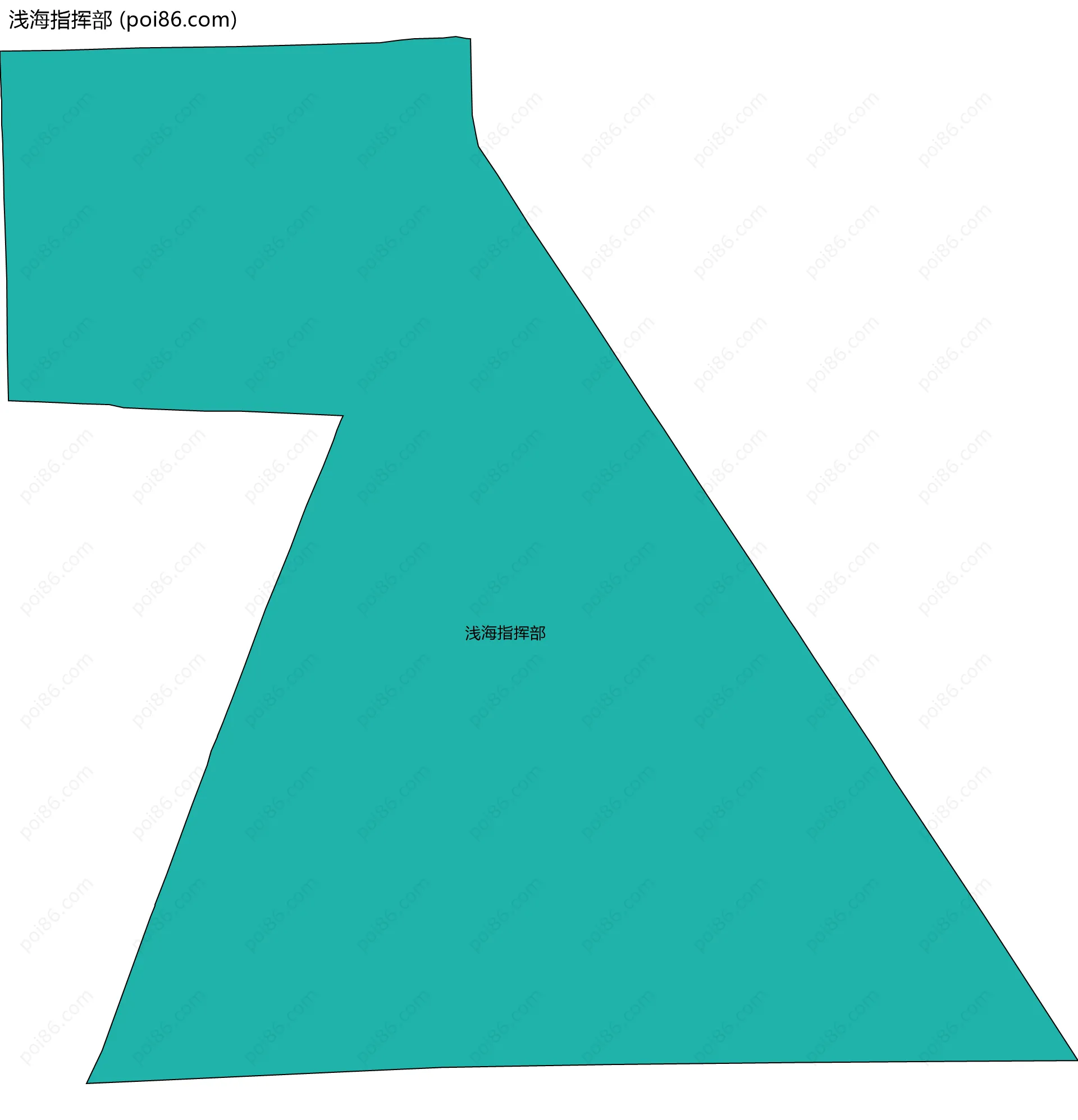浅海指挥部边界地图