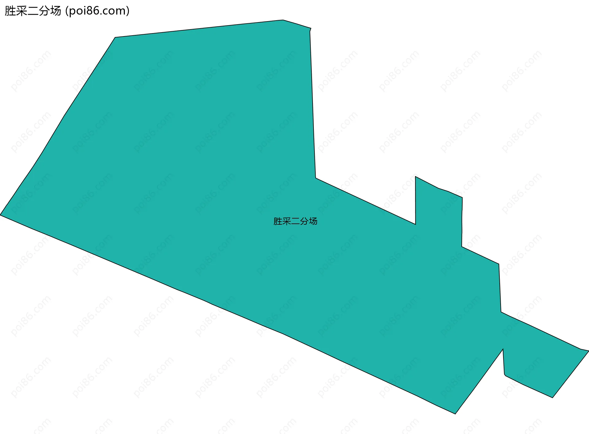 胜采二分场边界地图