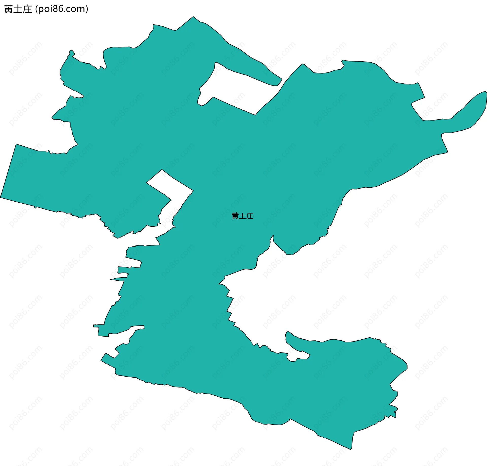 黄土庄边界地图