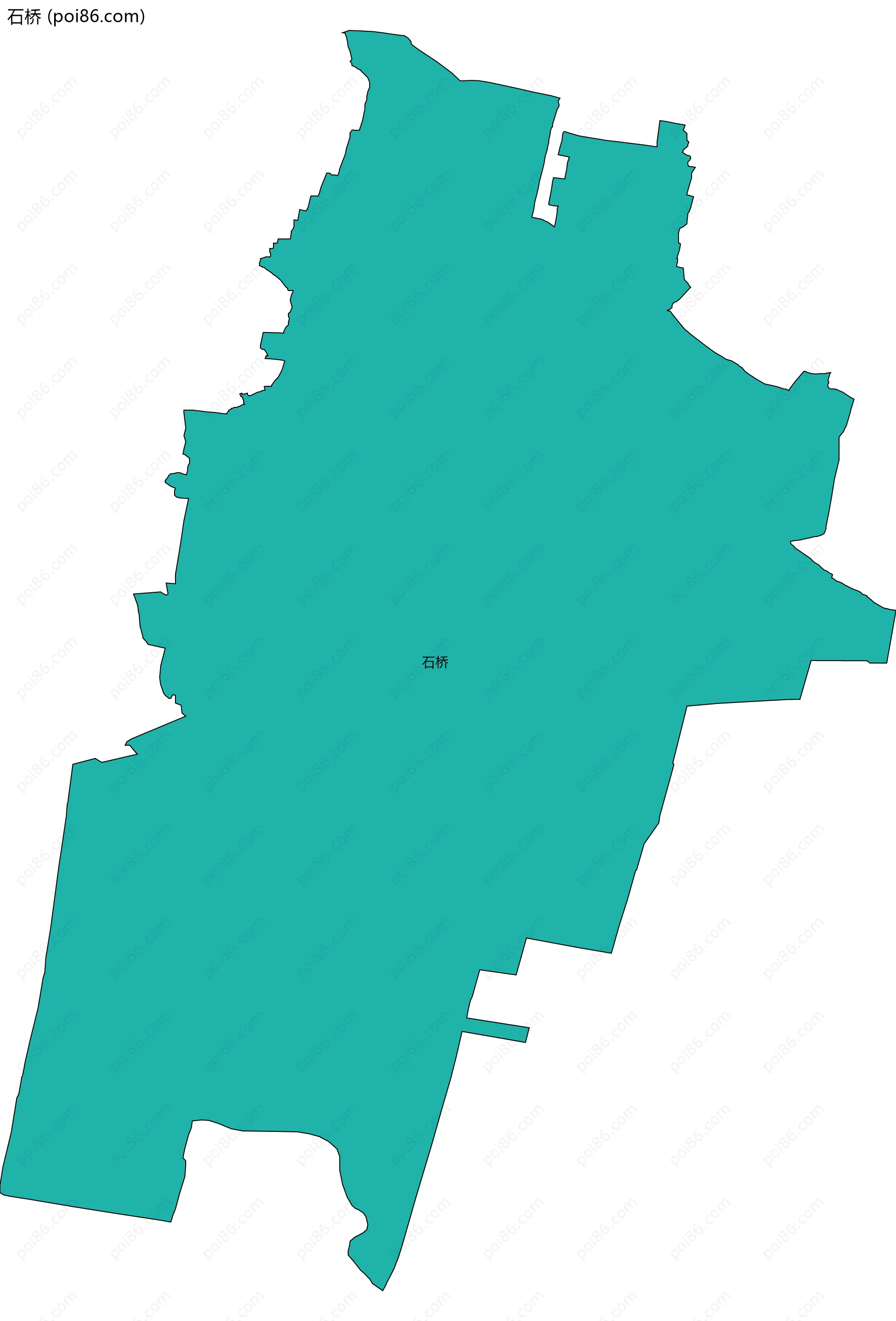 石桥边界地图
