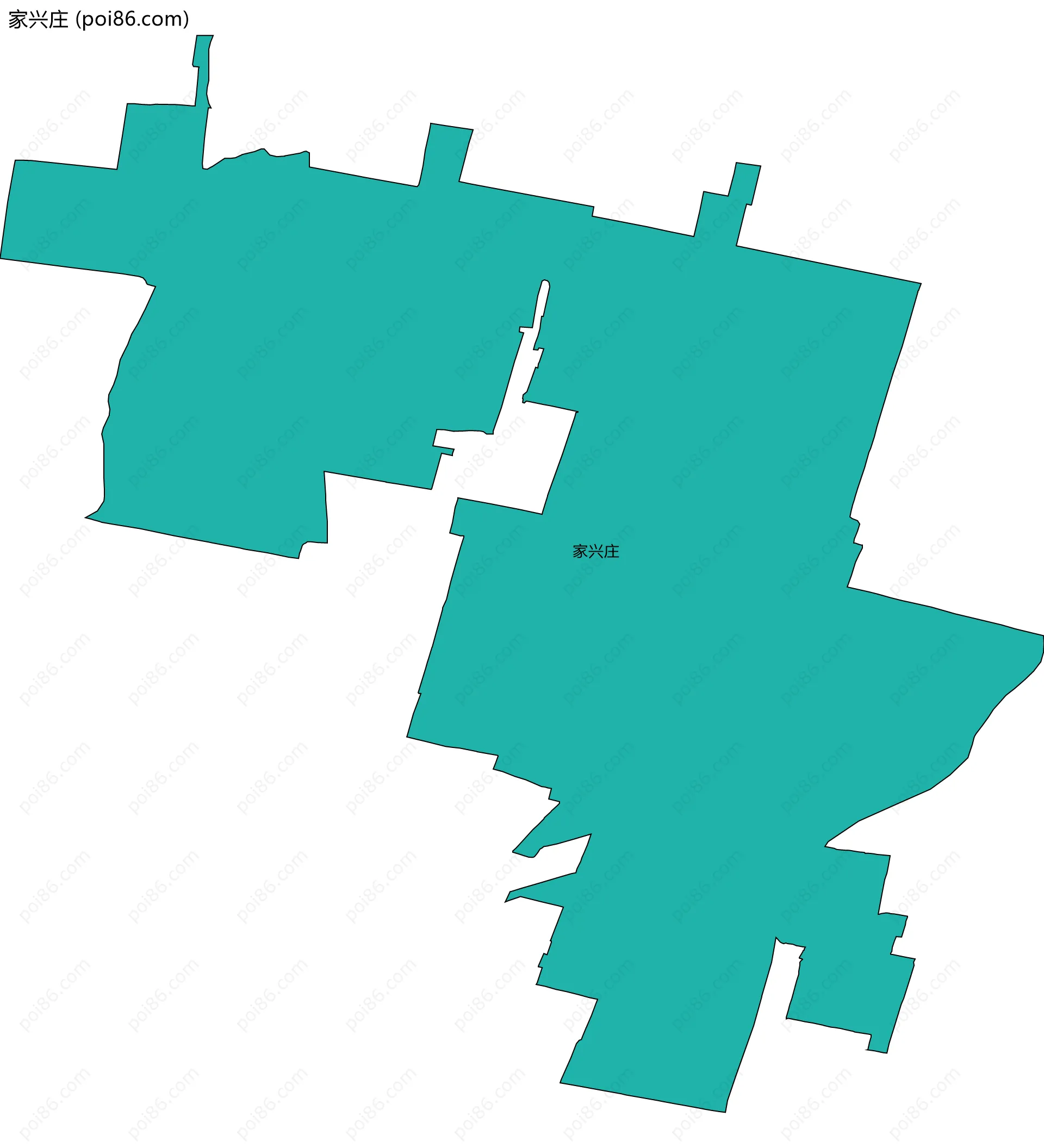 家兴庄边界地图