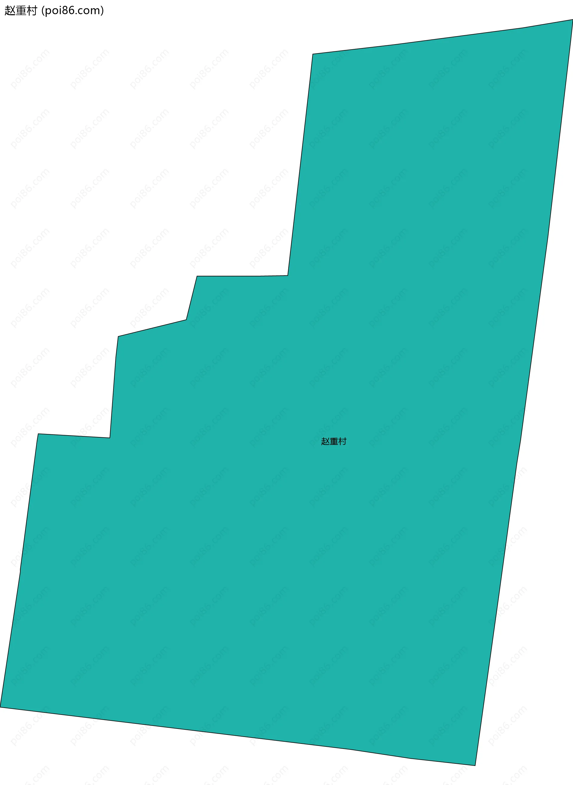 赵重村边界地图