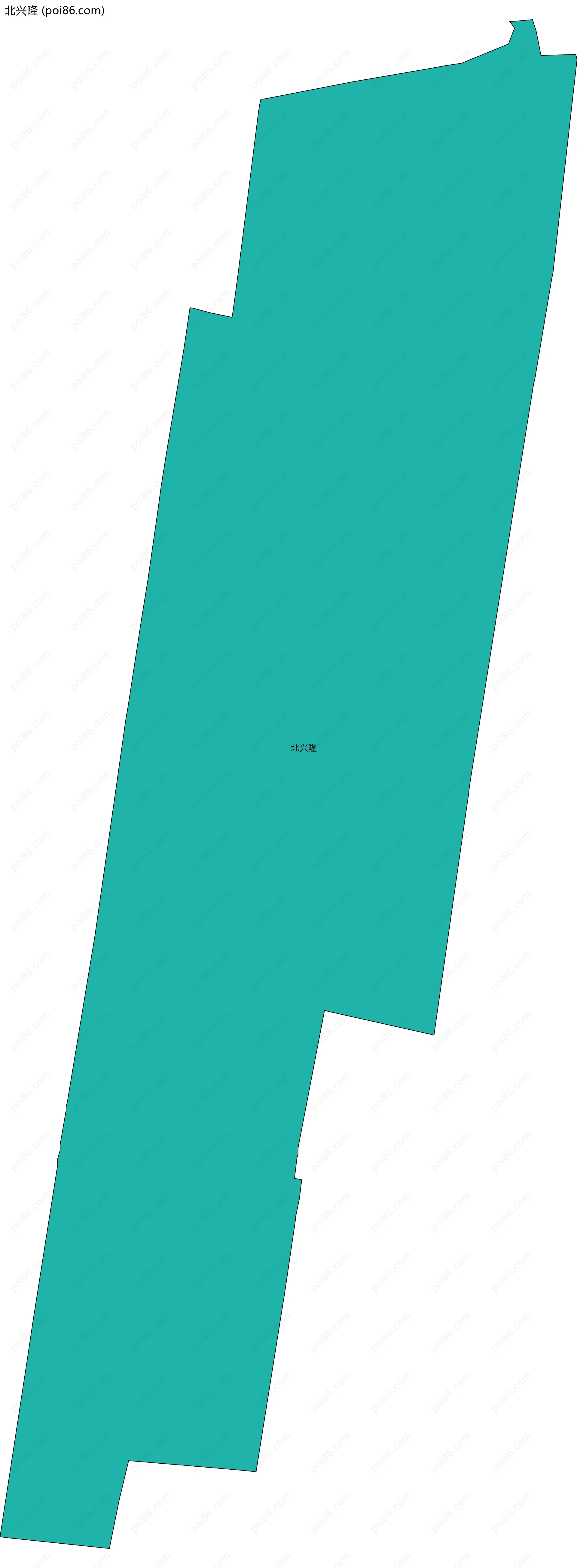 北兴隆边界地图