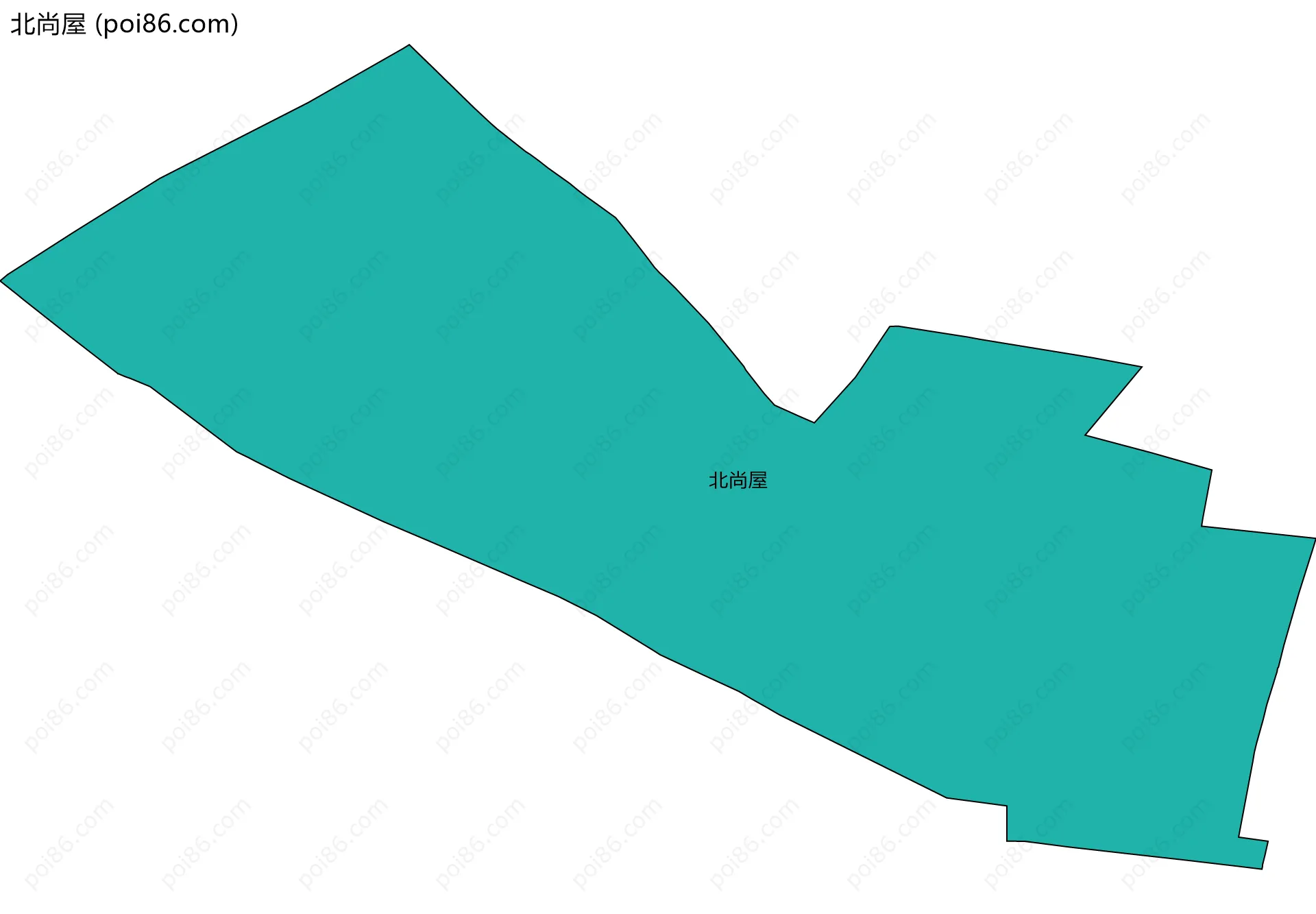 北尚屋边界地图