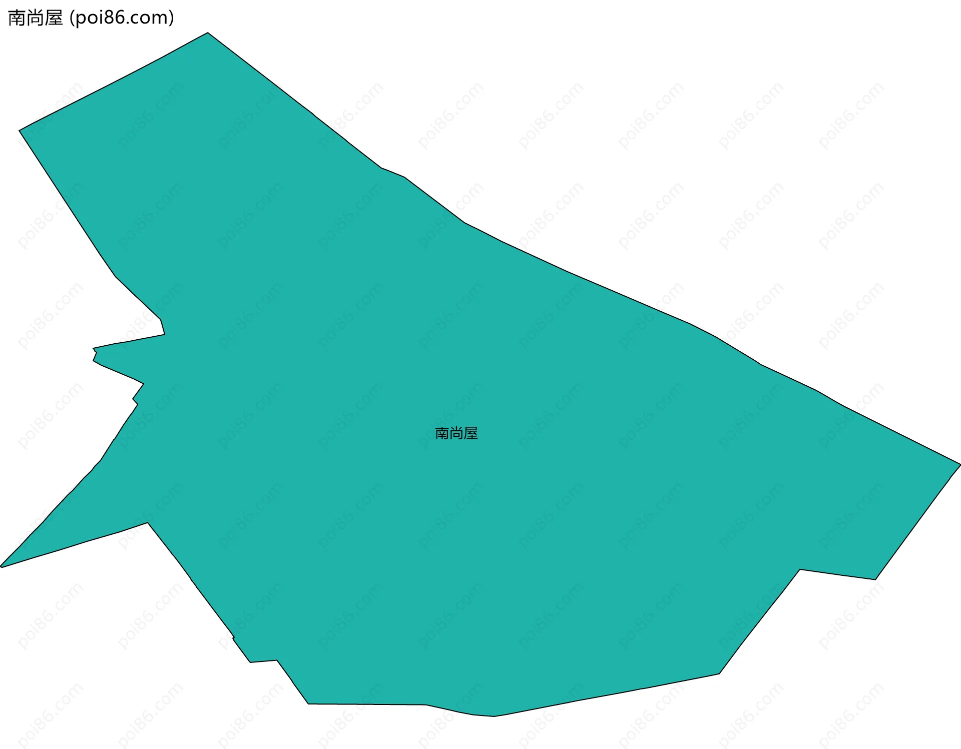 南尚屋边界地图