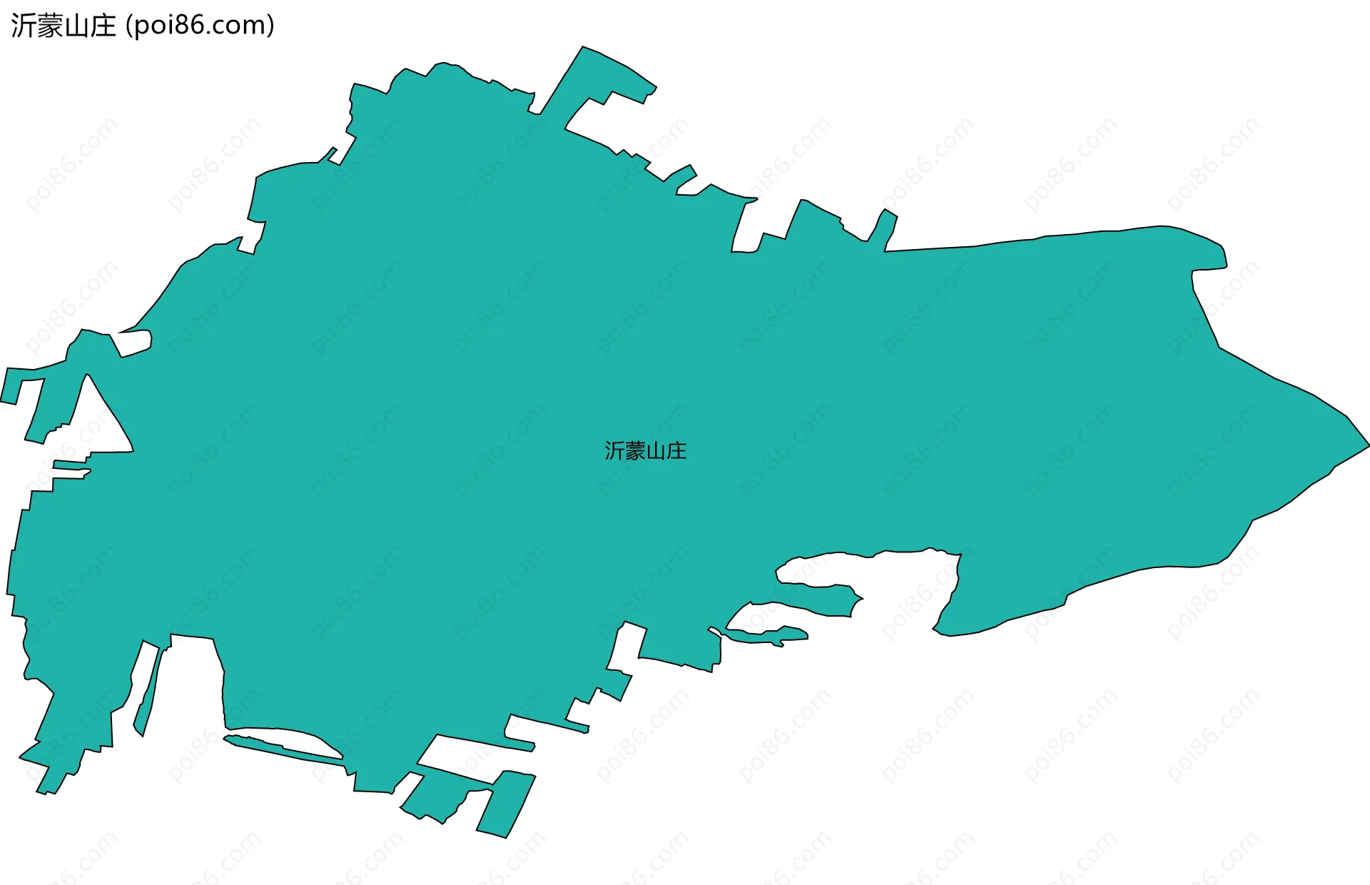 沂蒙山庄边界地图