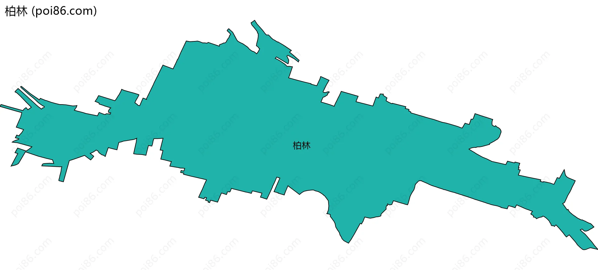 柏林边界地图