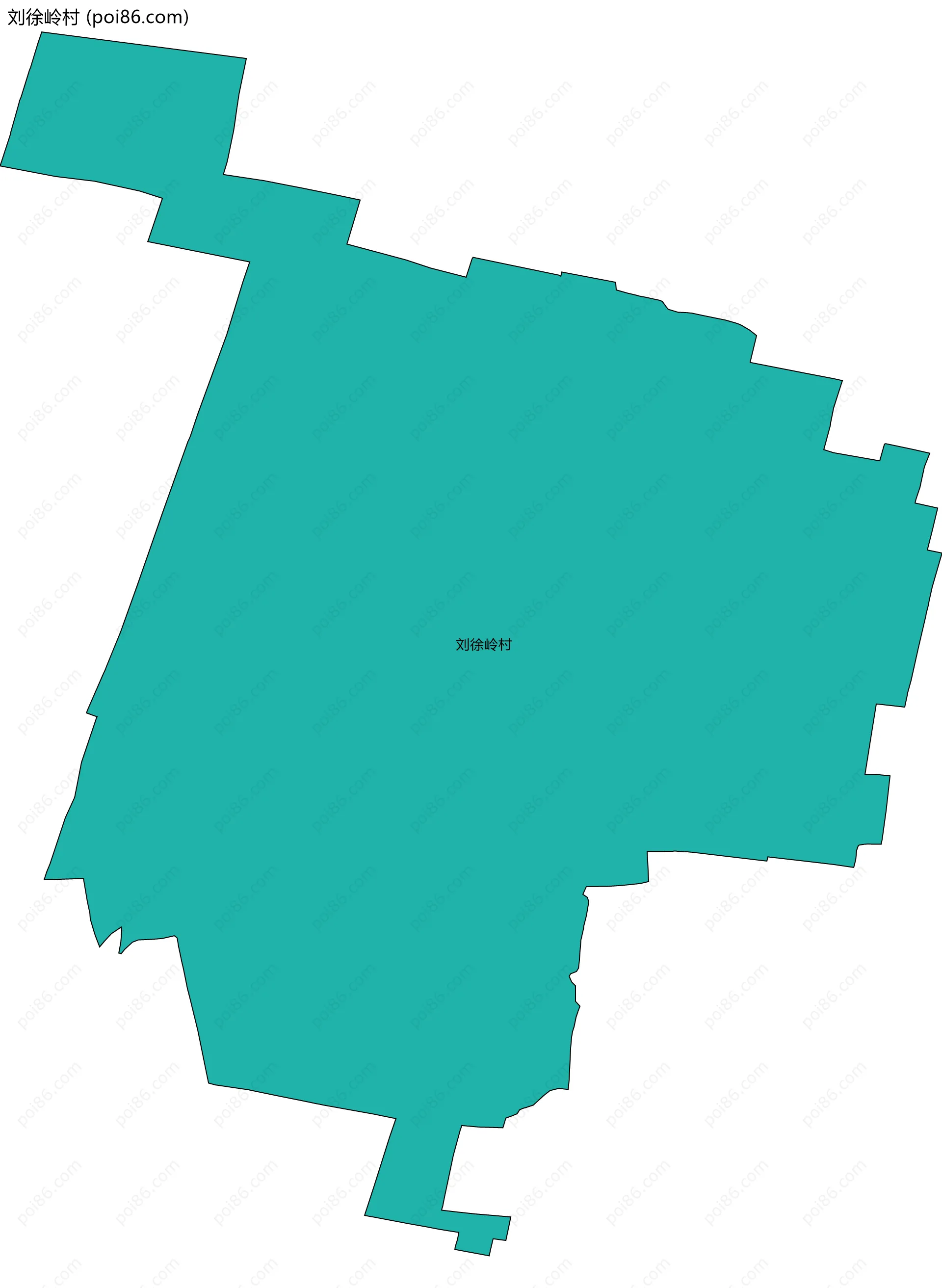 刘徐岭村边界地图