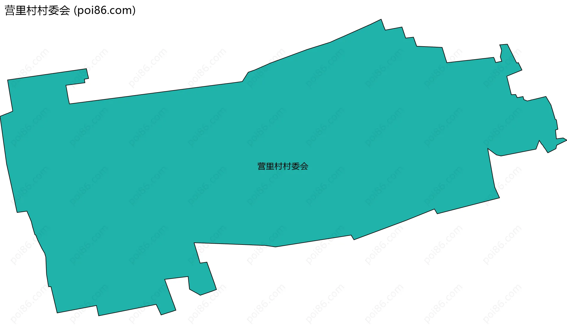 营里村村委会边界地图
