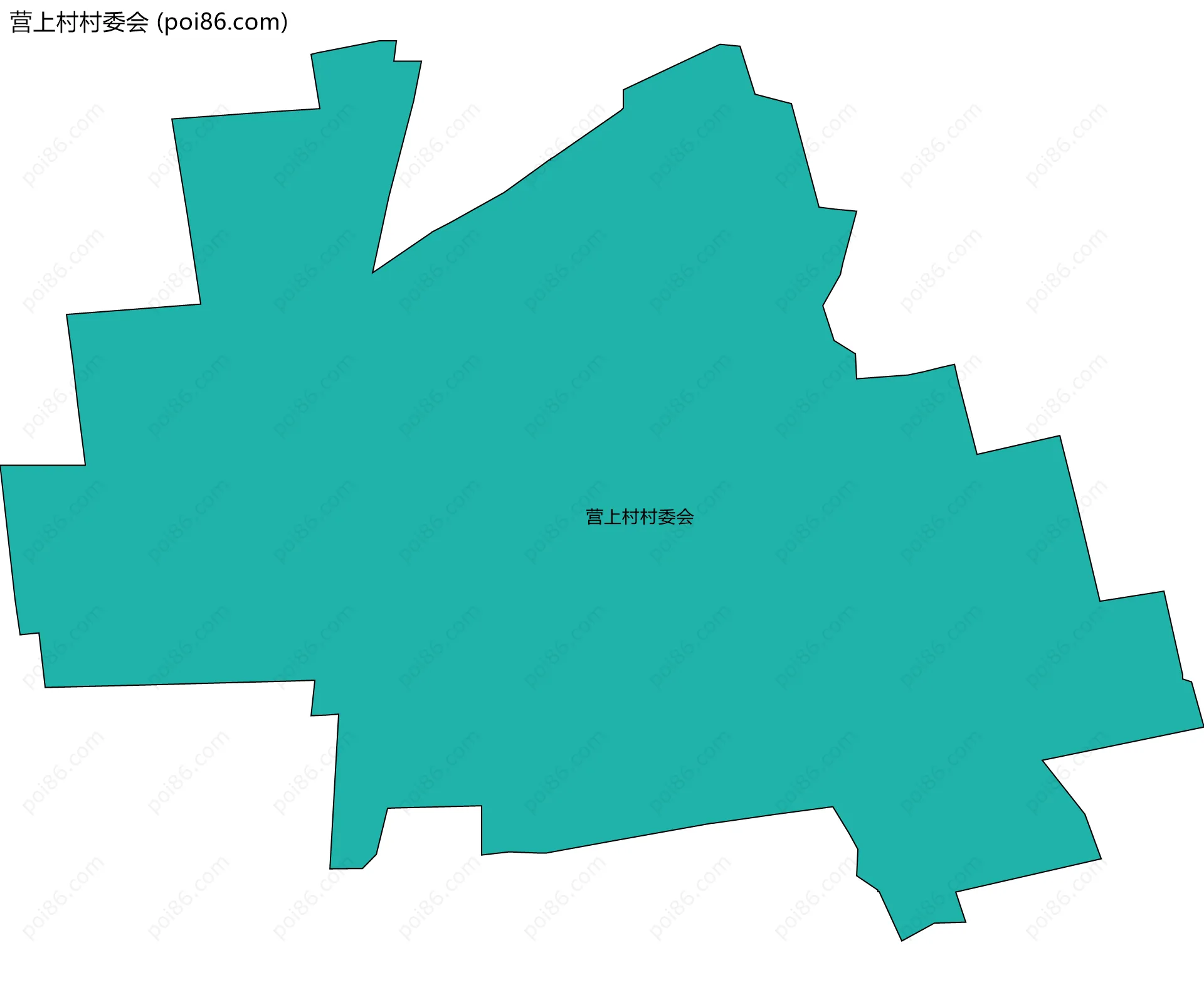 营上村村委会边界地图