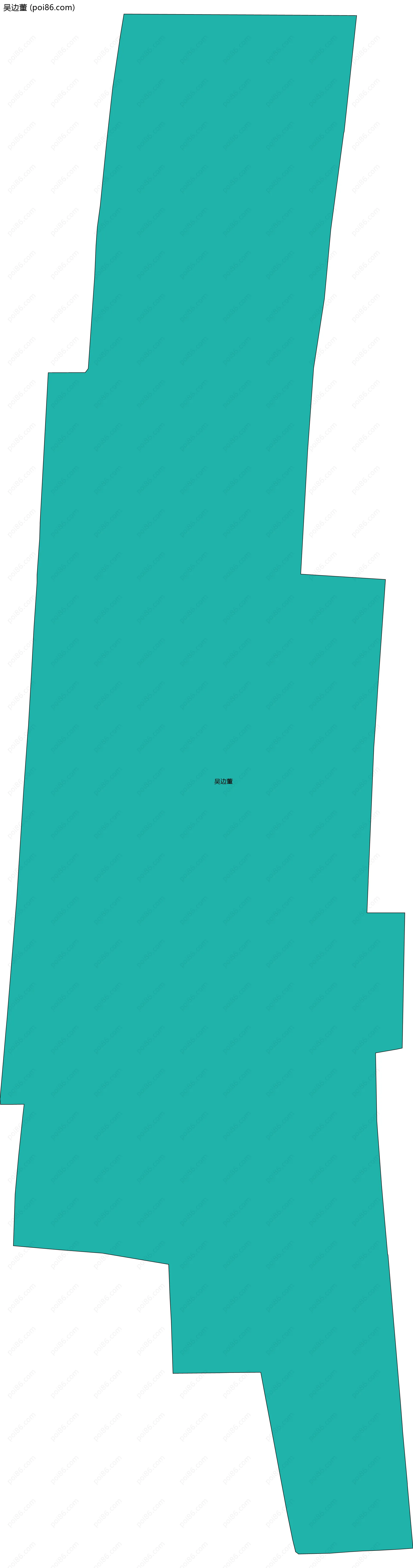 吴边董边界地图