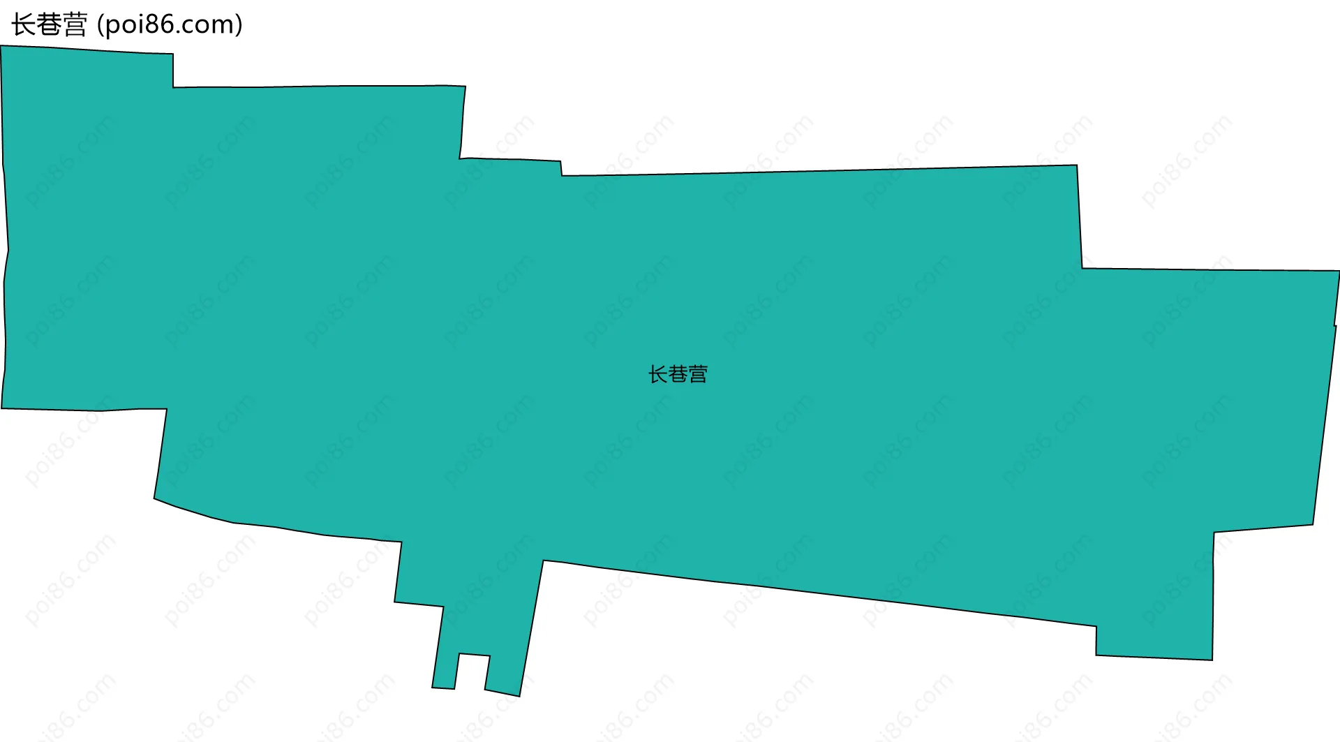 长巷营边界地图