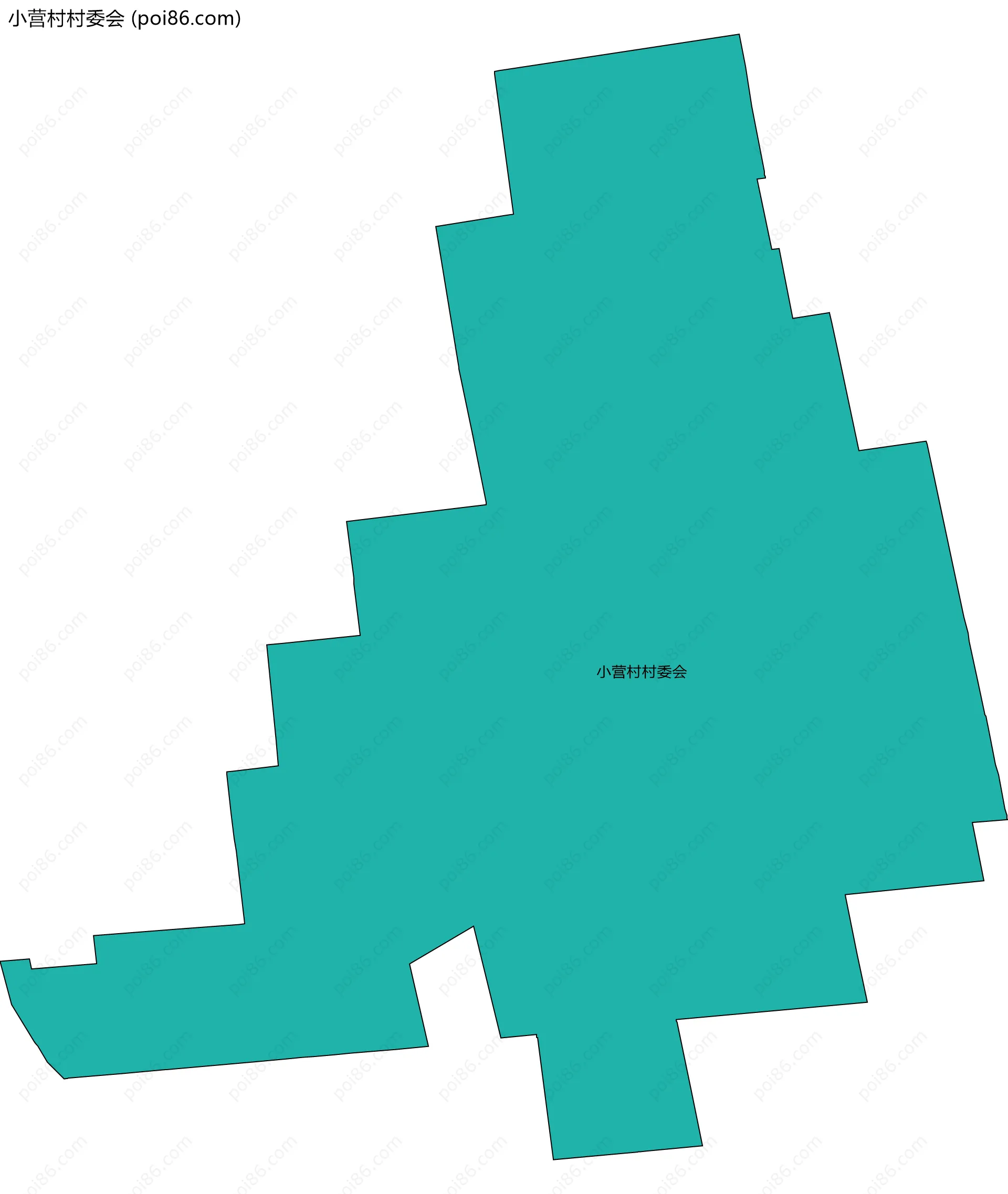 小营村村委会边界地图