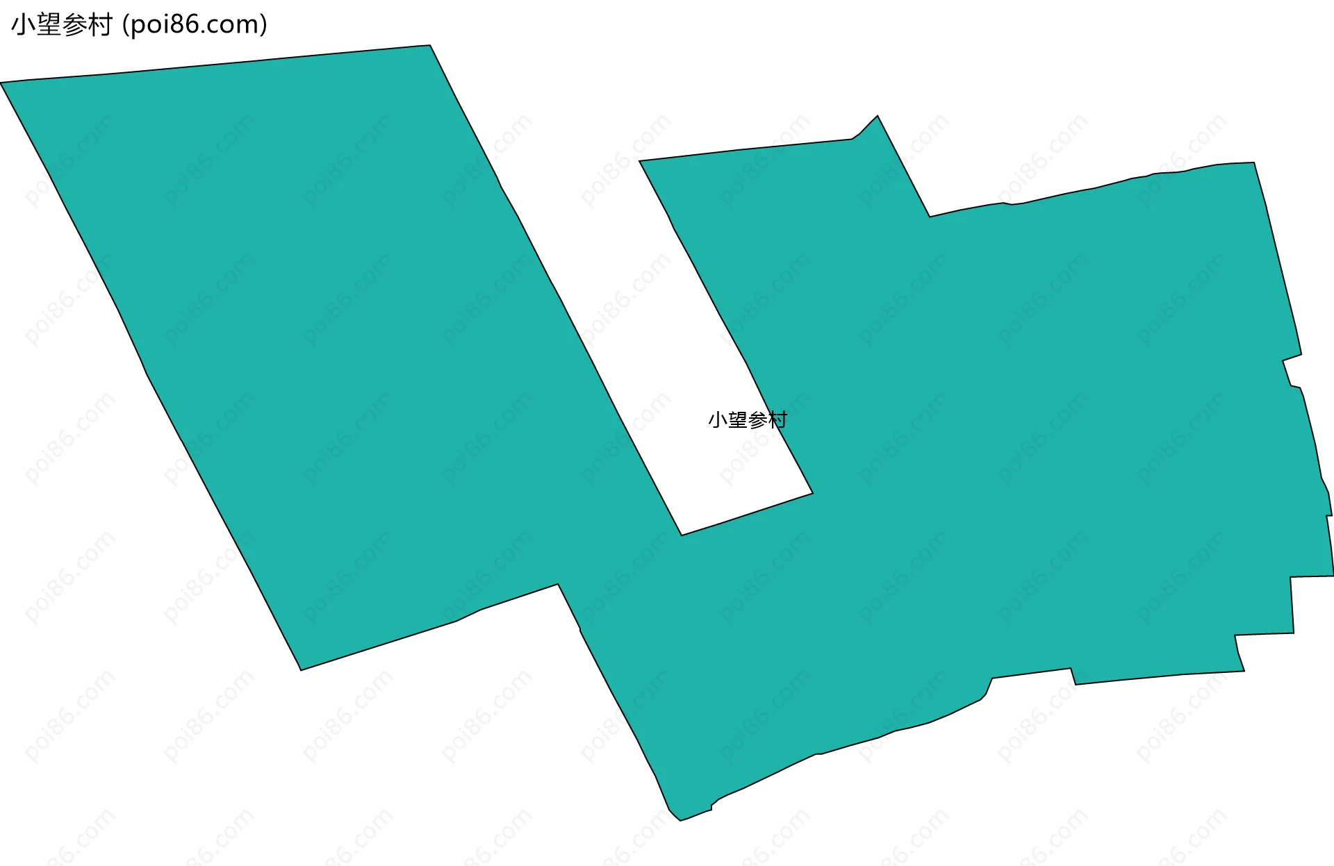 小望参村边界地图