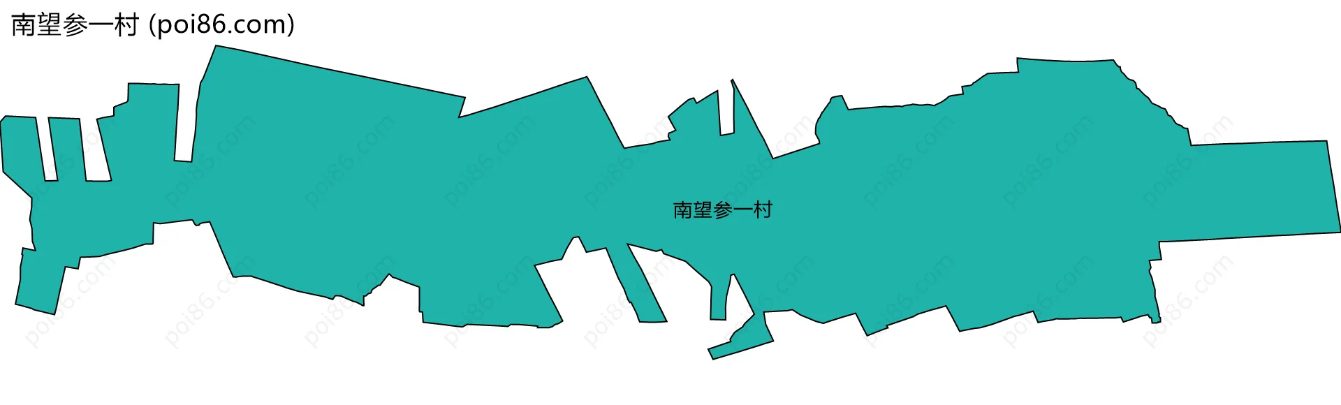 南望参一村边界地图