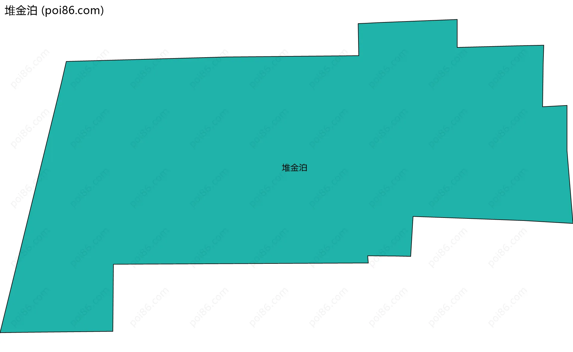 堆金泊边界地图