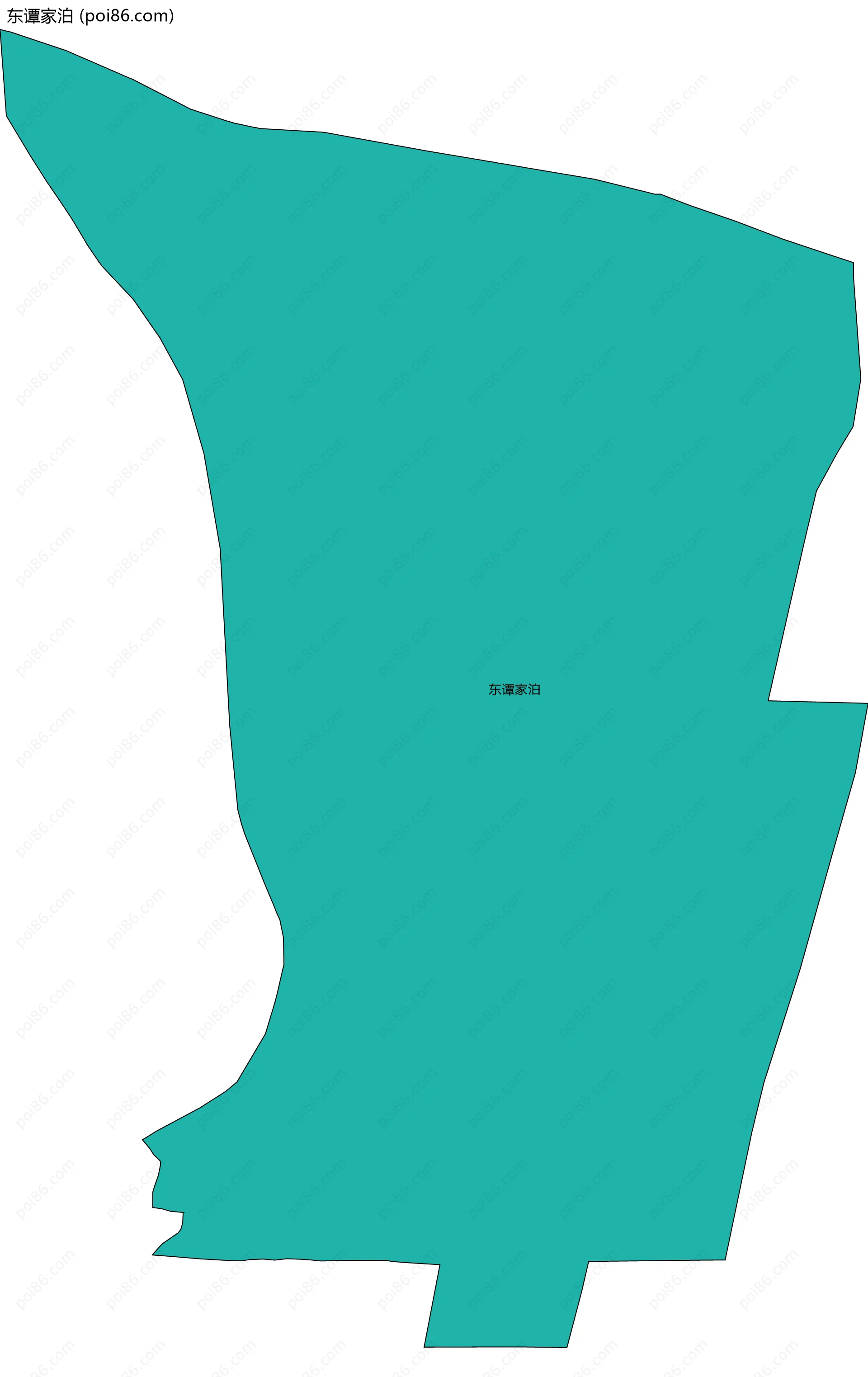 东谭家泊边界地图