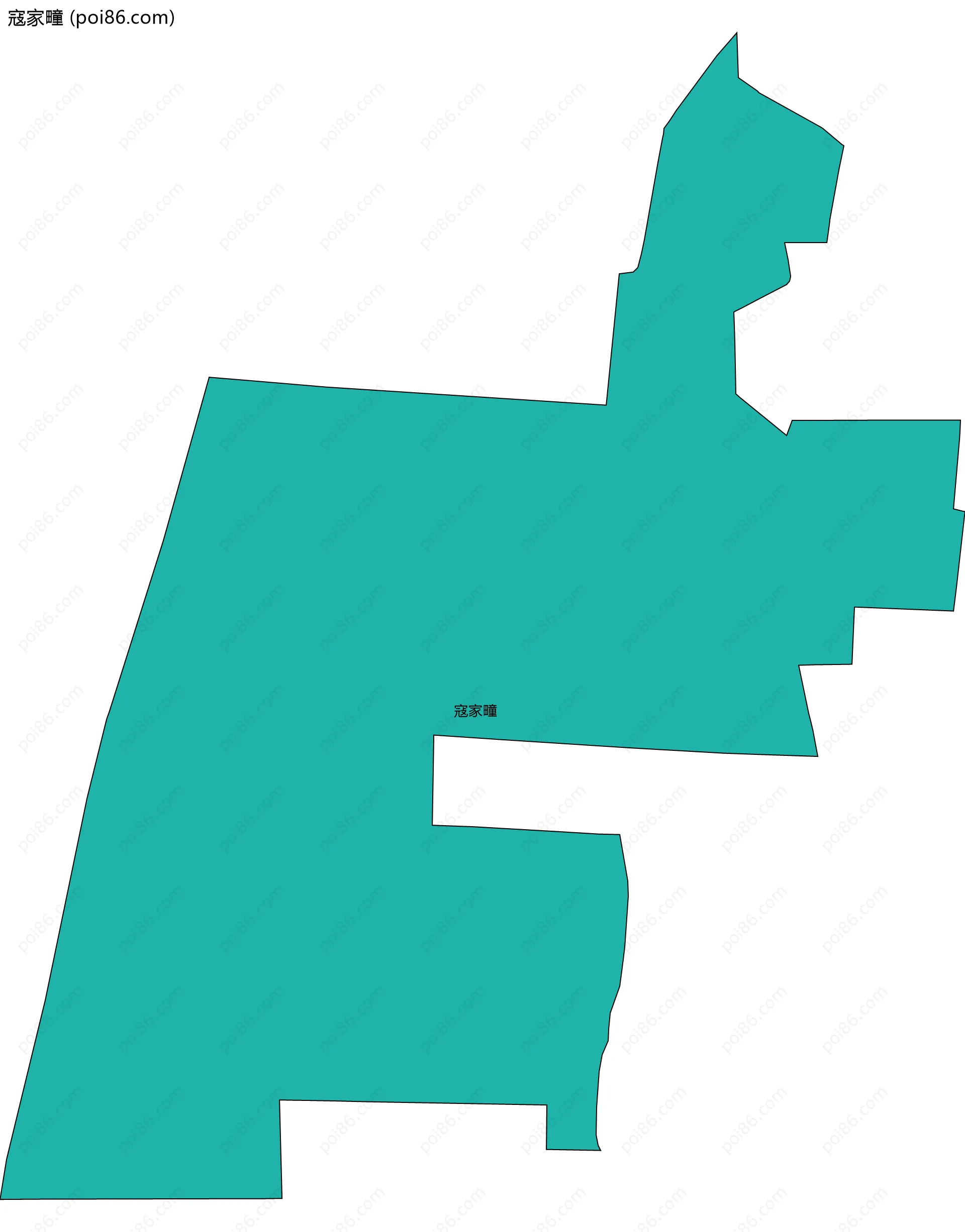 寇家疃边界地图