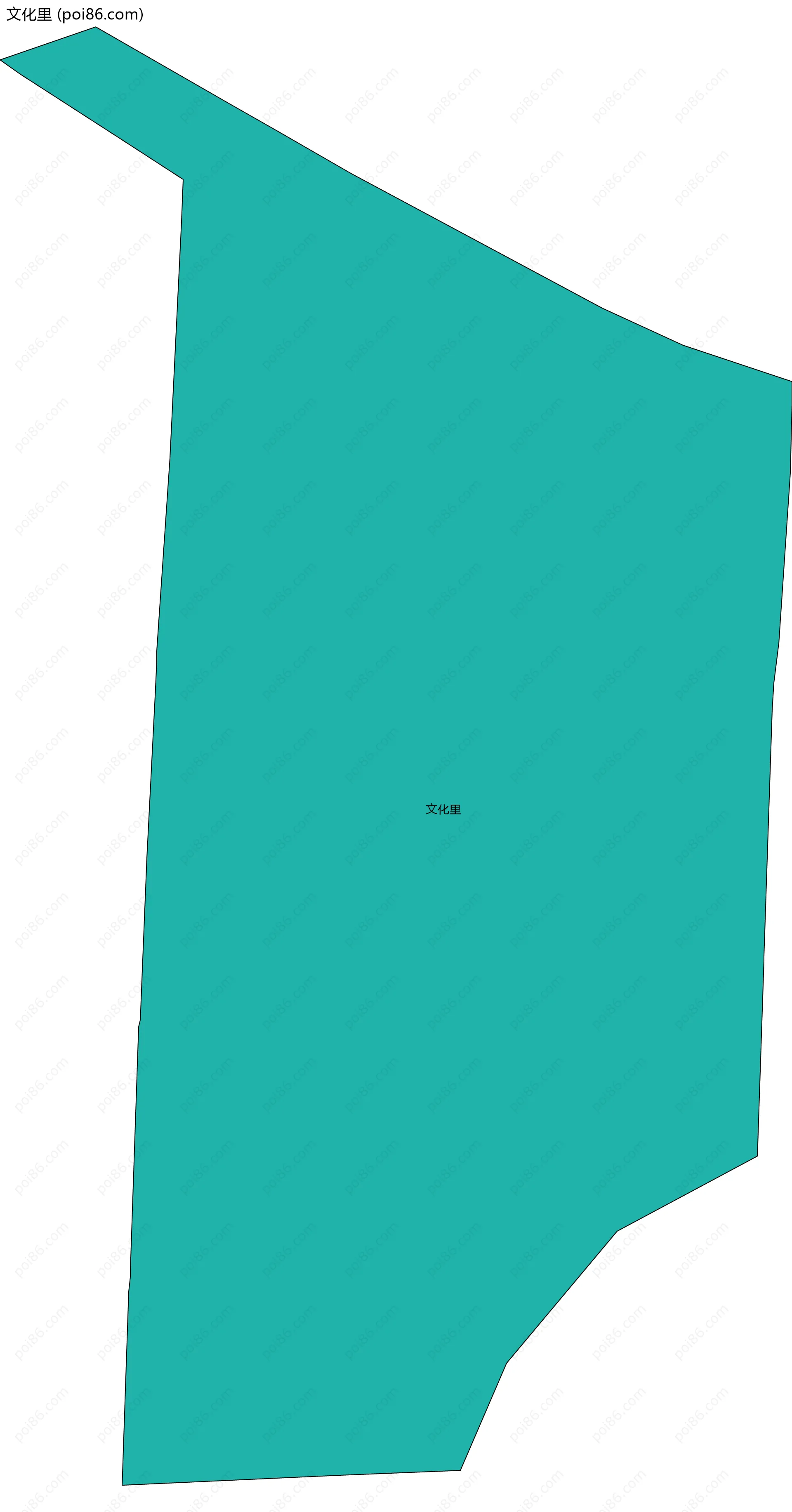 文化里边界地图