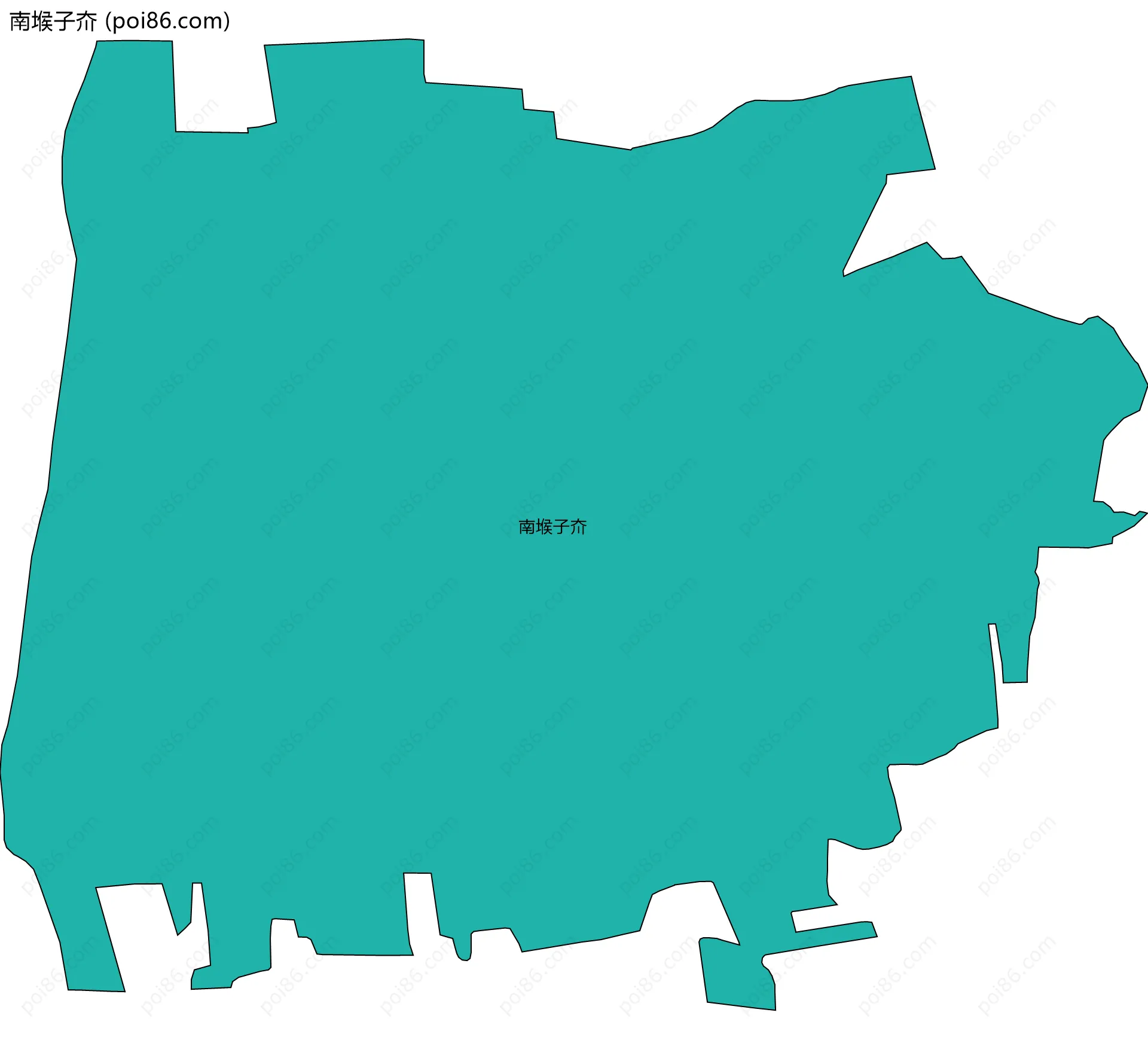 南堠子夼边界地图