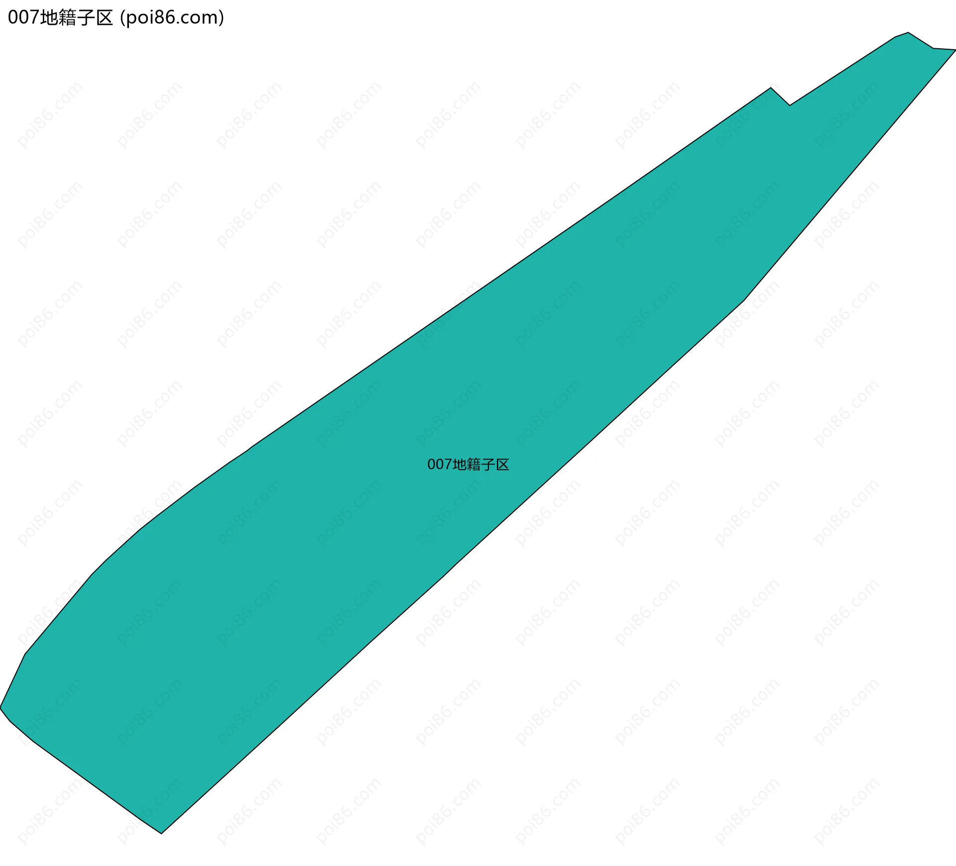 007地籍子区边界地图
