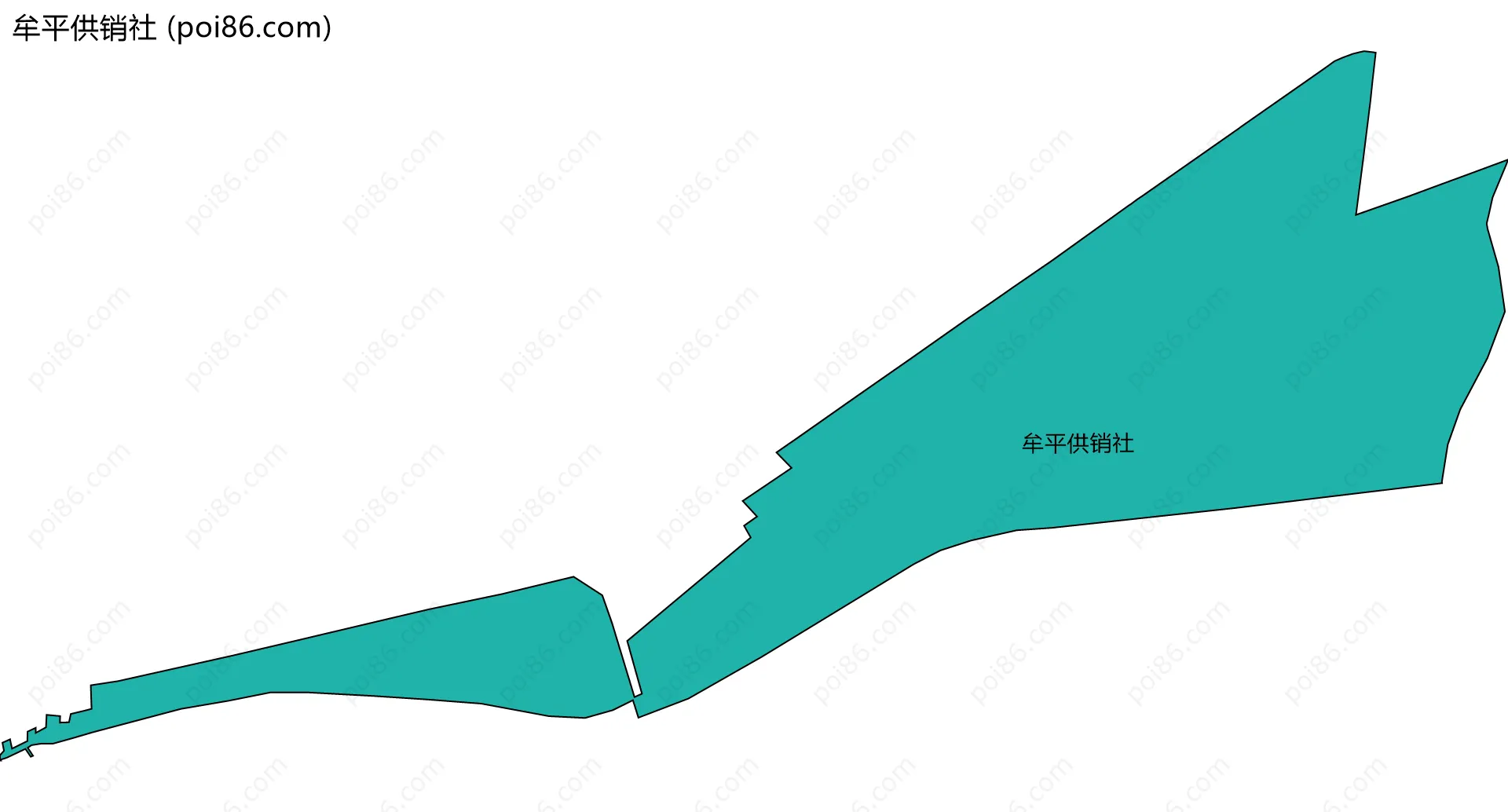 牟平供销社边界地图