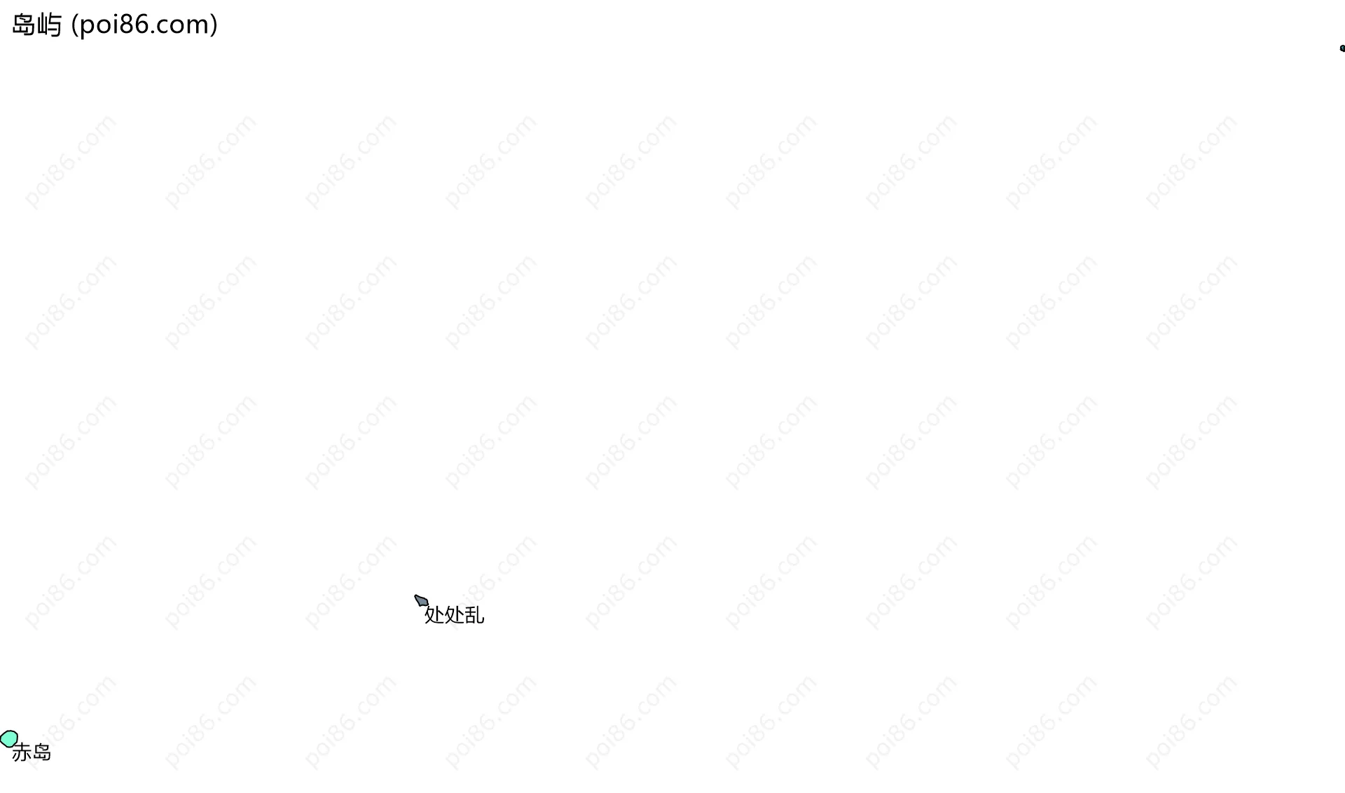 岛屿边界地图(五级行政区划)