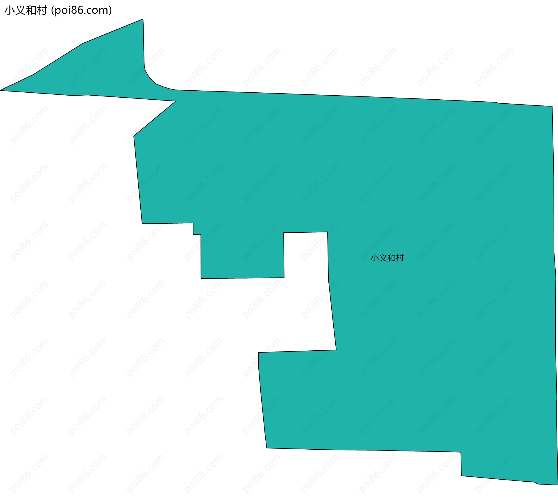 小义和村边界地图