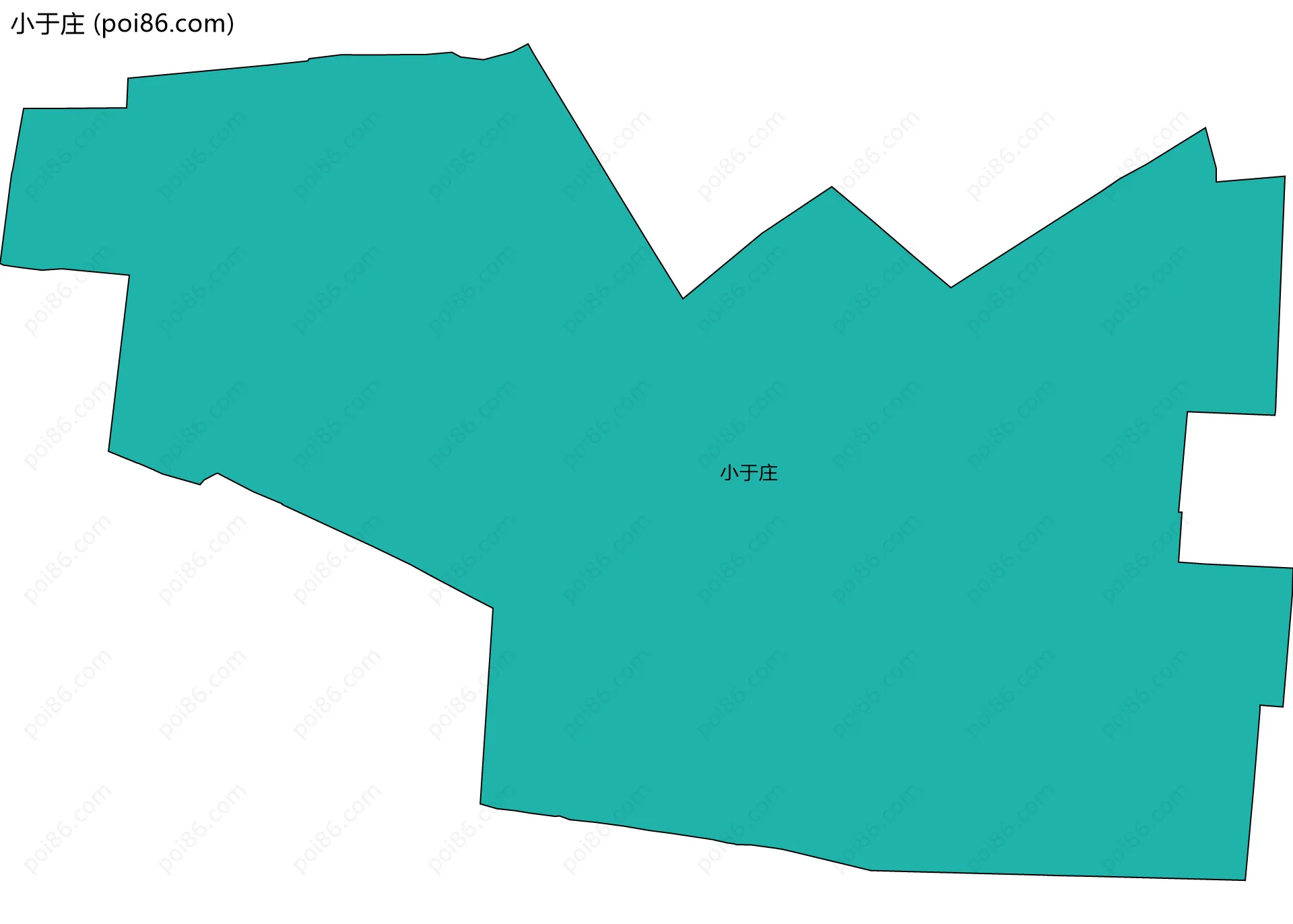 小于庄边界地图
