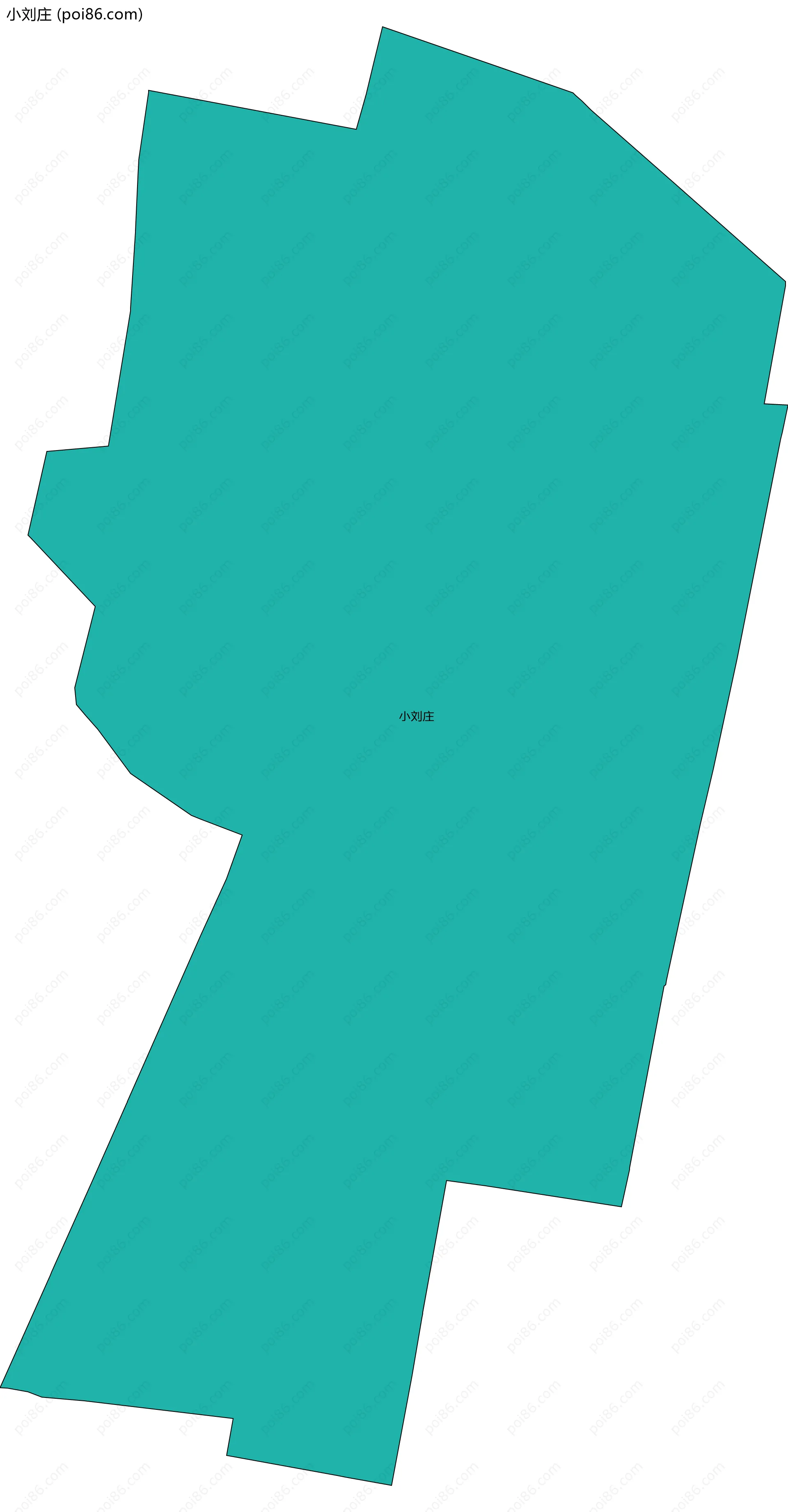 小刘庄边界地图