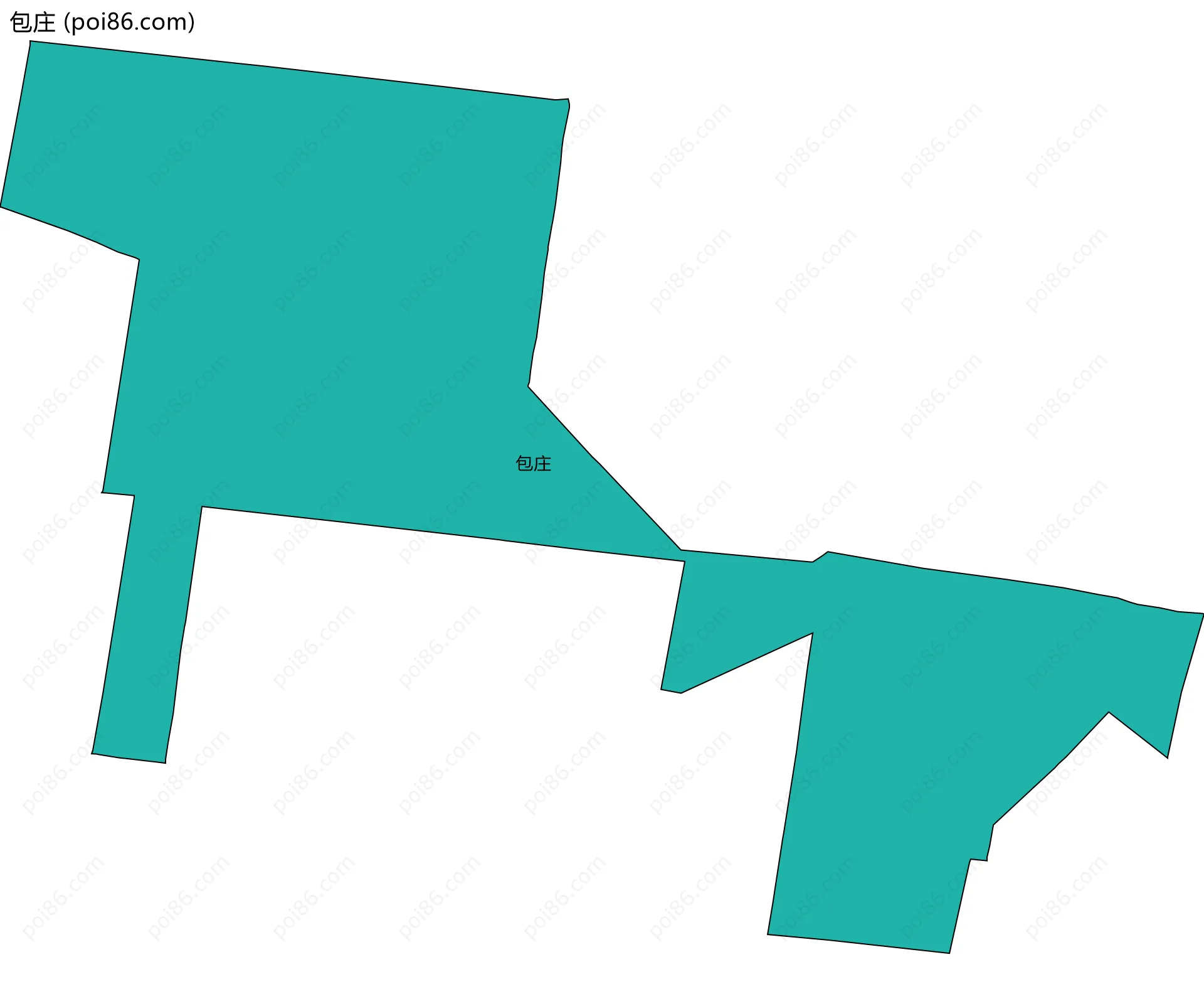 包庄边界地图