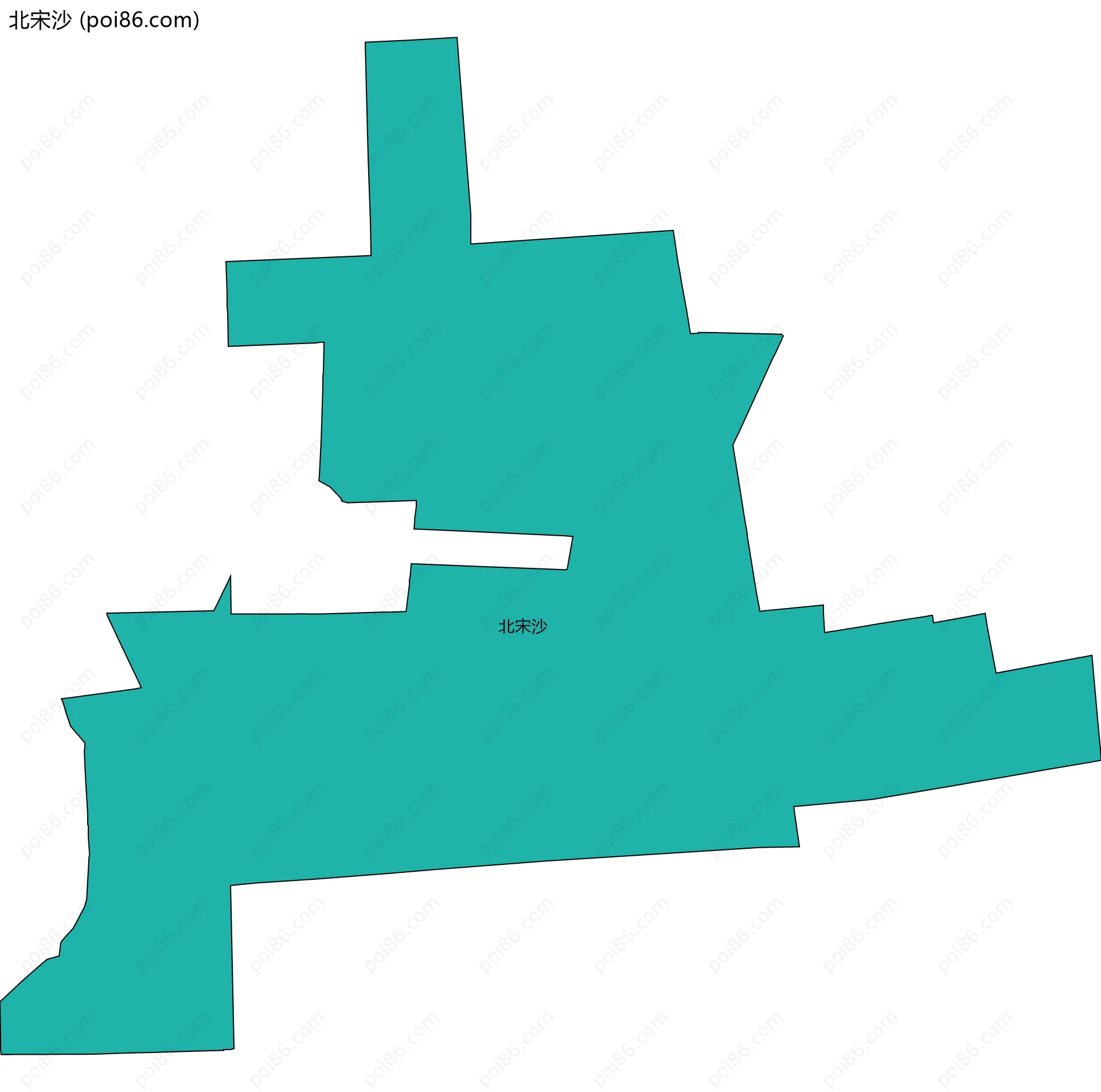 北宋沙边界地图