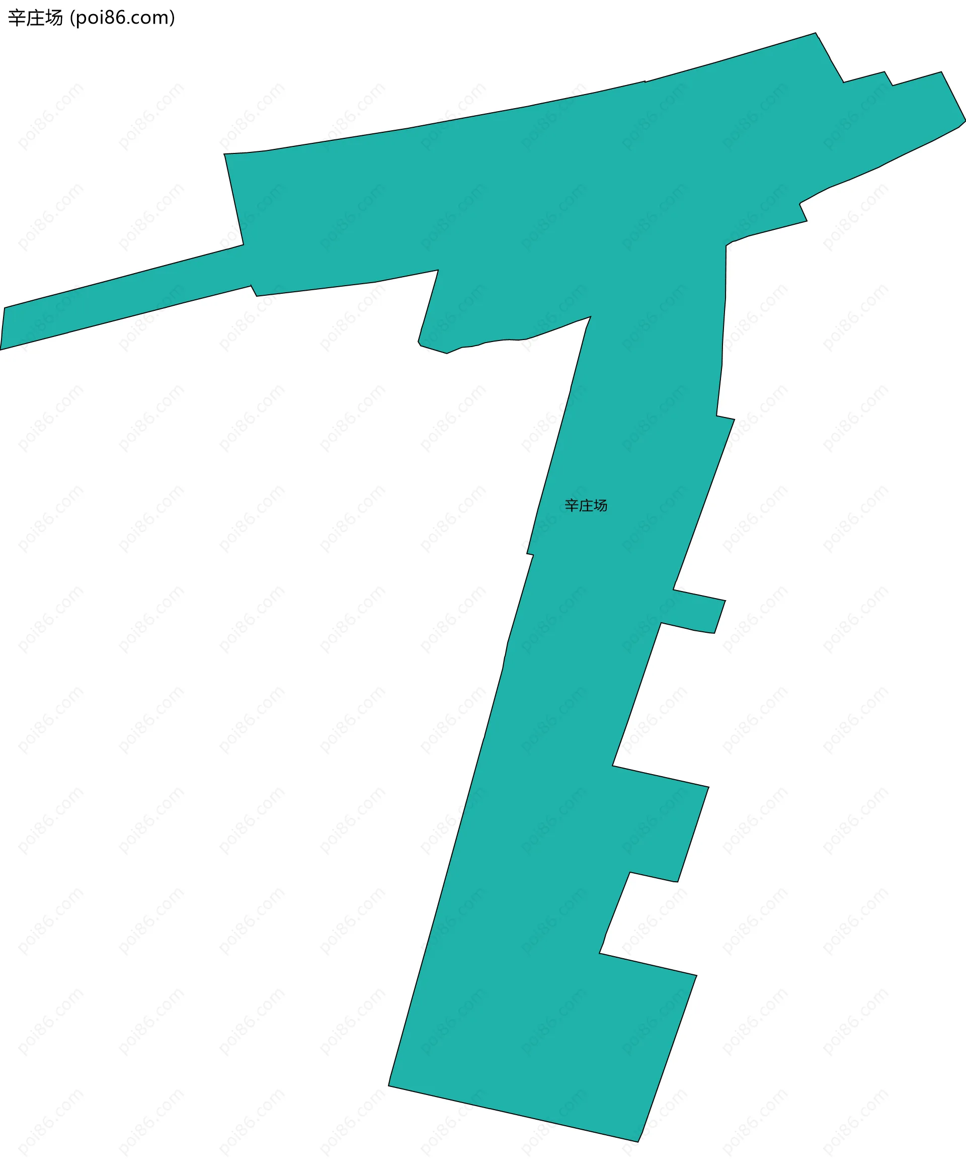 辛庄场边界地图