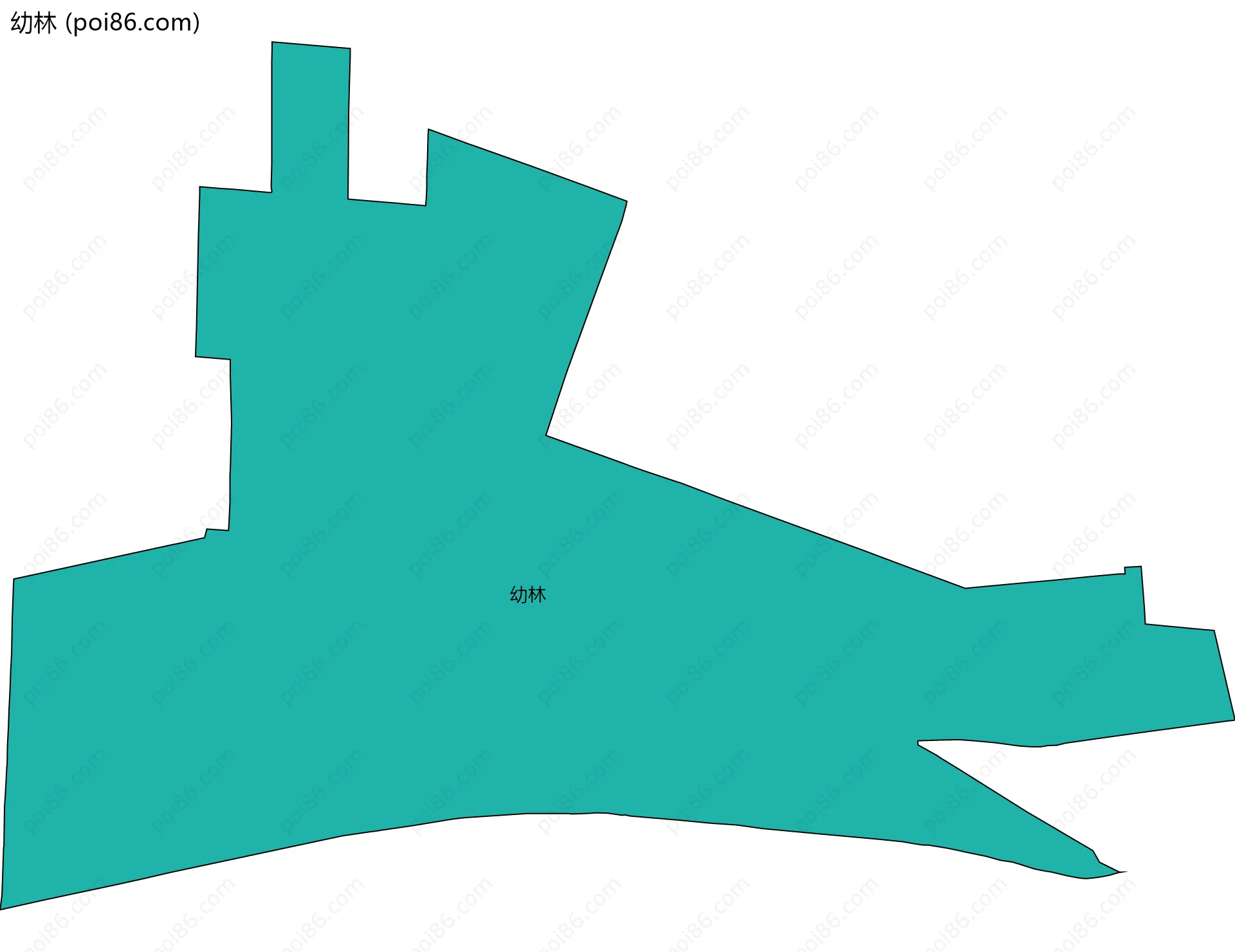 幼林边界地图