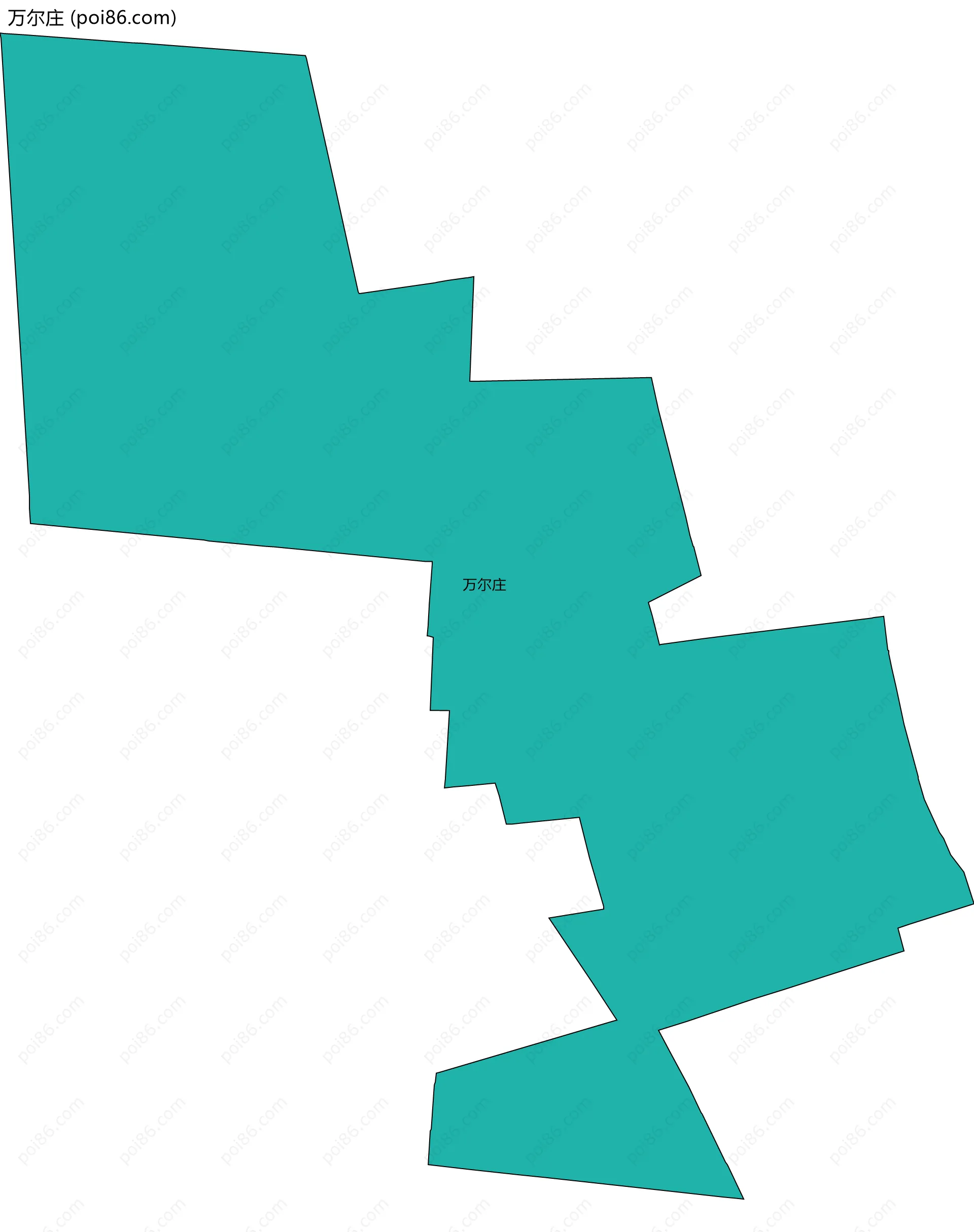 万尔庄边界地图