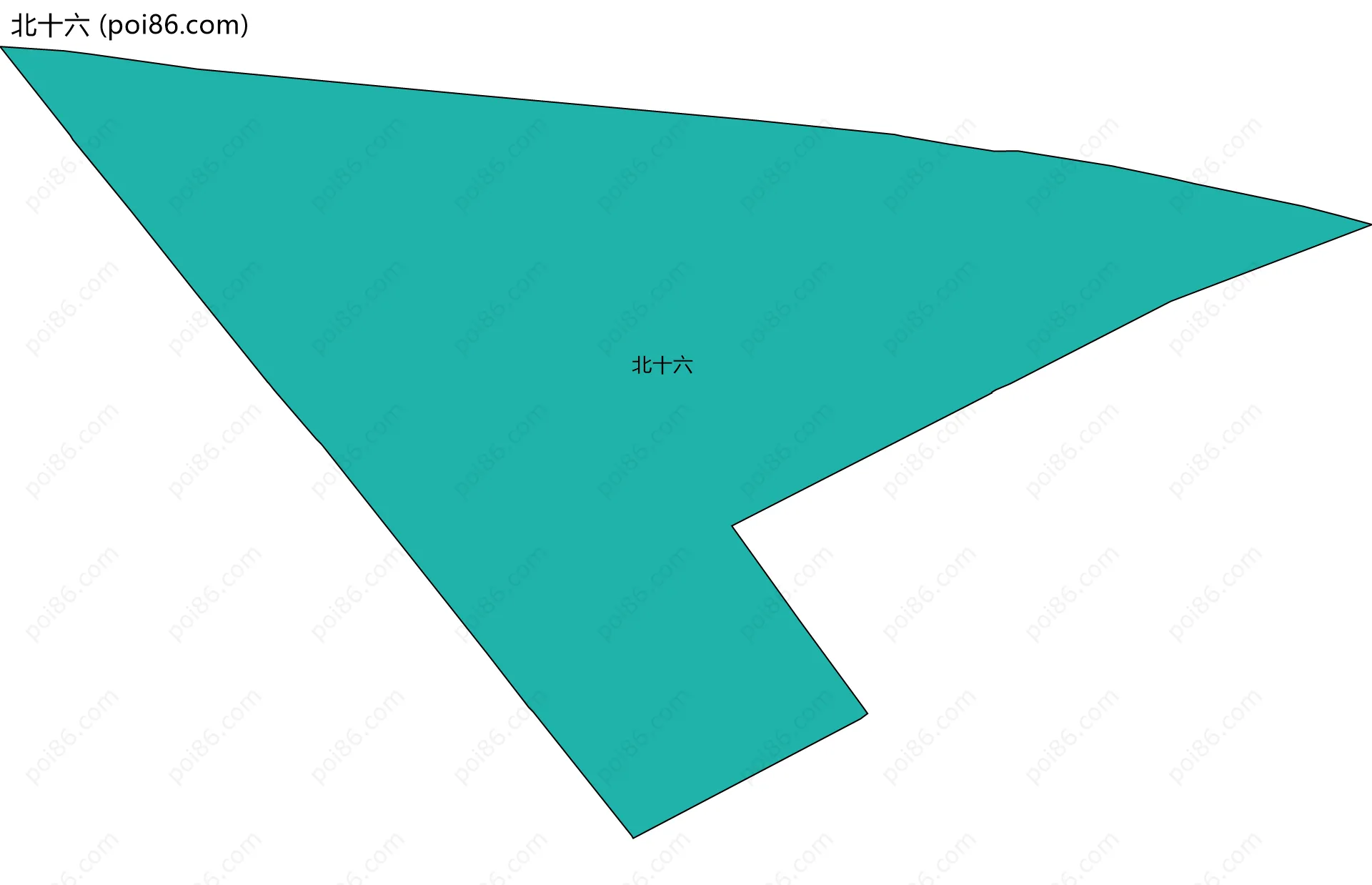 北十六边界地图
