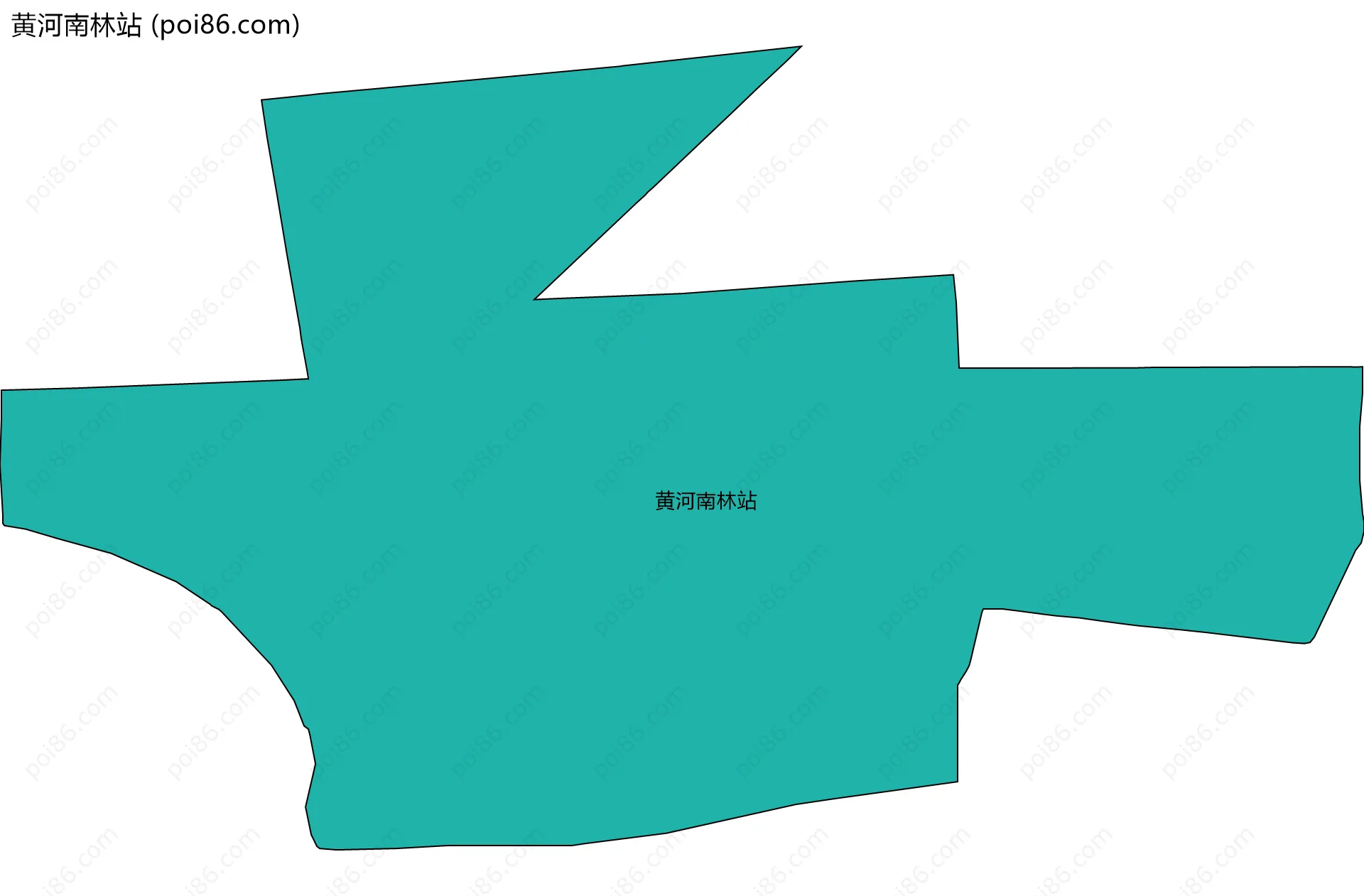 黄河南林站边界地图