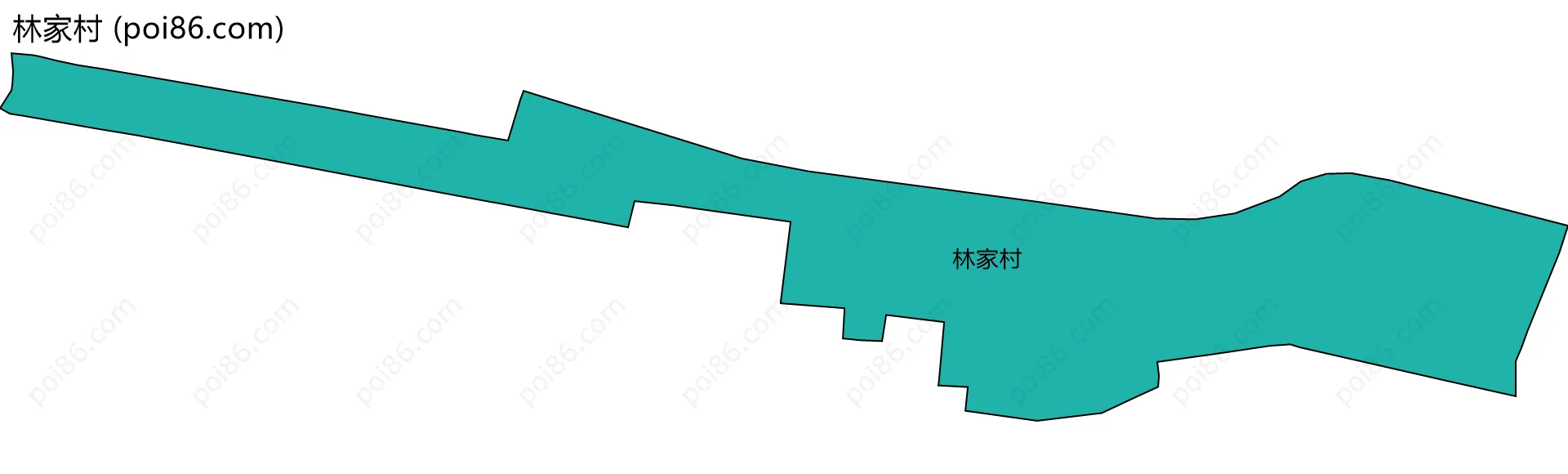 林家村边界地图