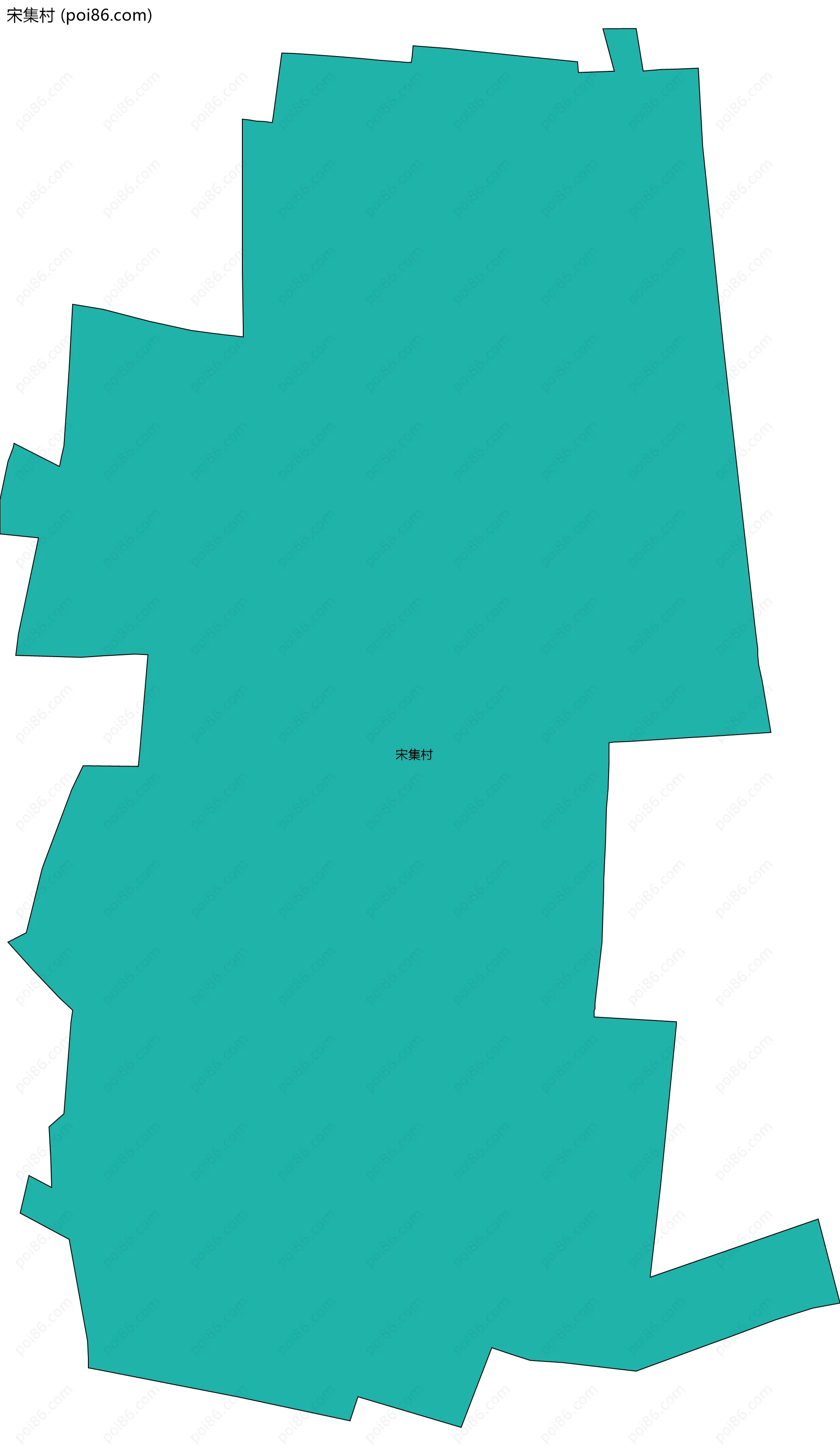 宋集村边界地图